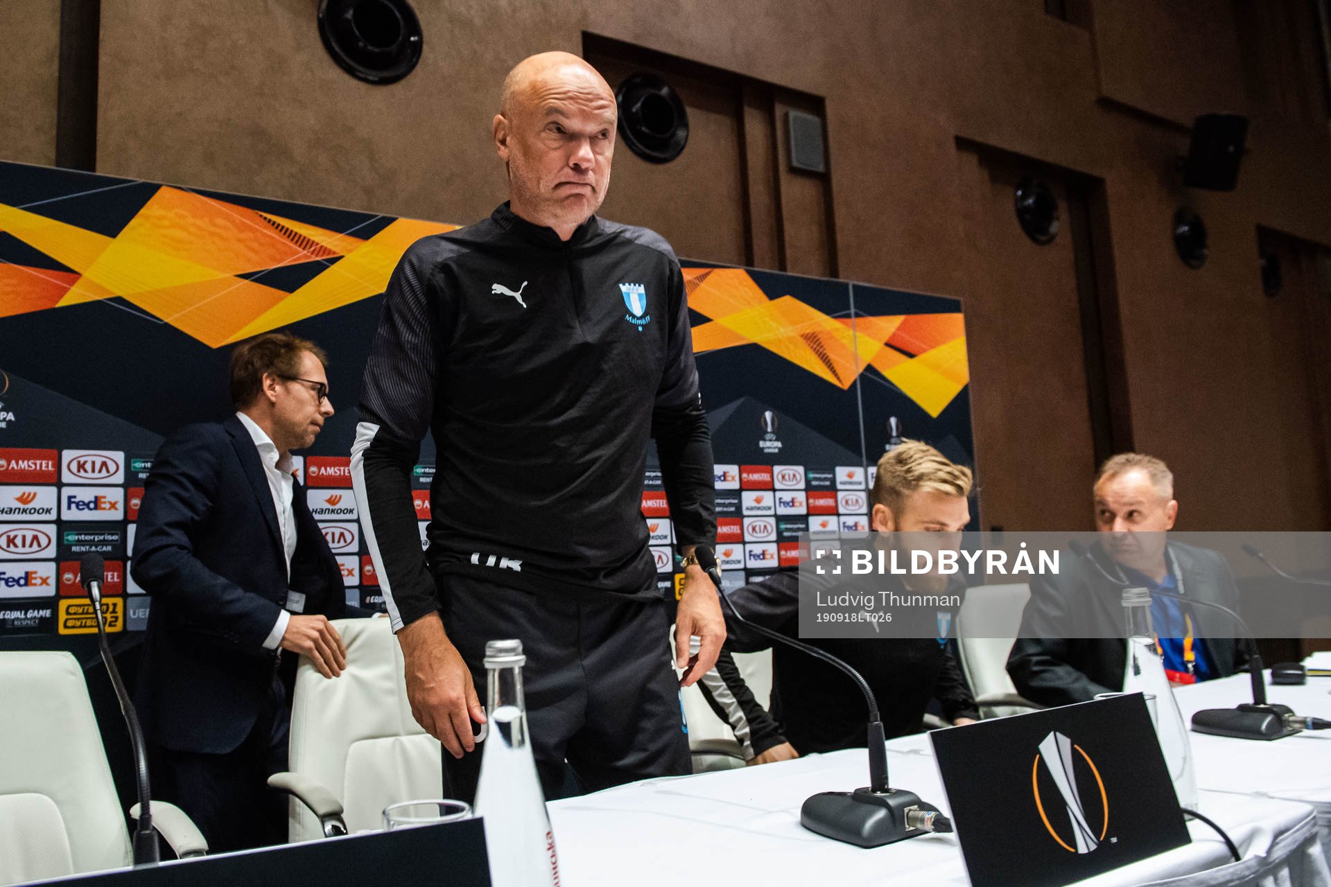 Uwe Rösler, head coach and Rasmus Bengtsson of Malmö FF