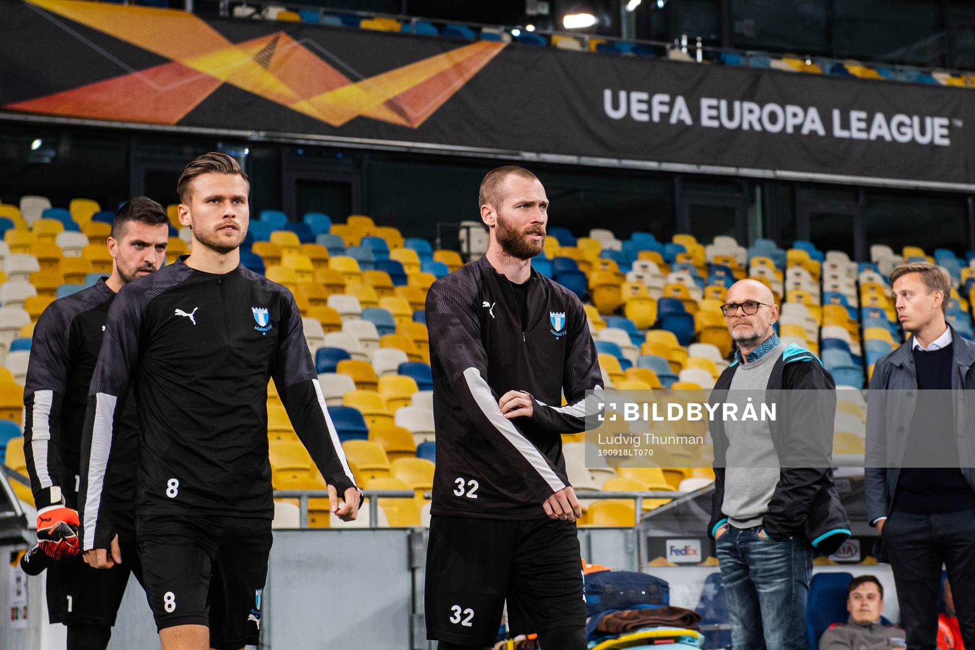 Arnor Traustason and Jo Inge Berget of Malmö FF