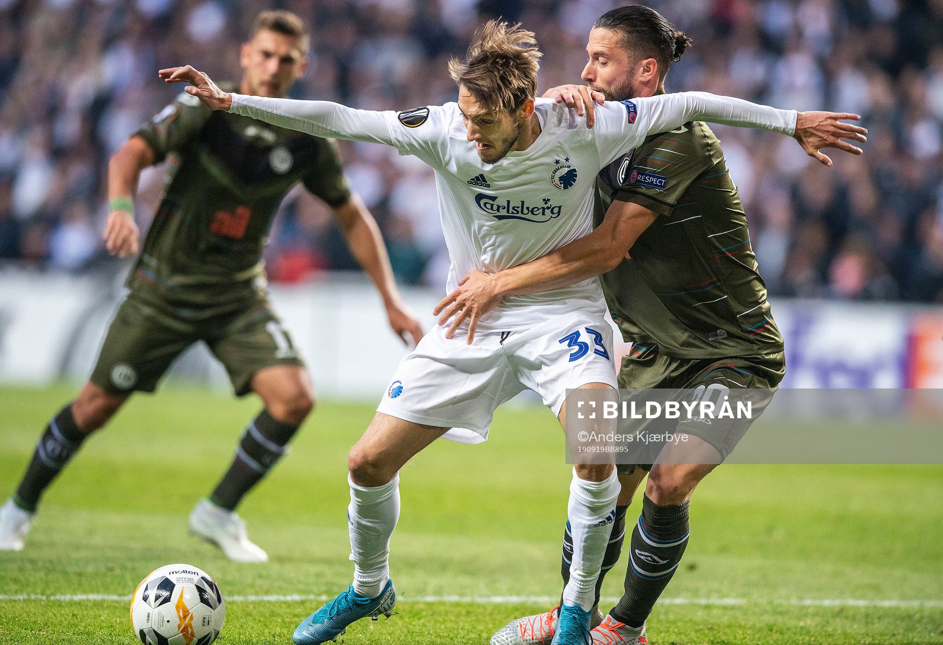 Rasmus Falk (33), FC København and Fabio Daprela (30), FC