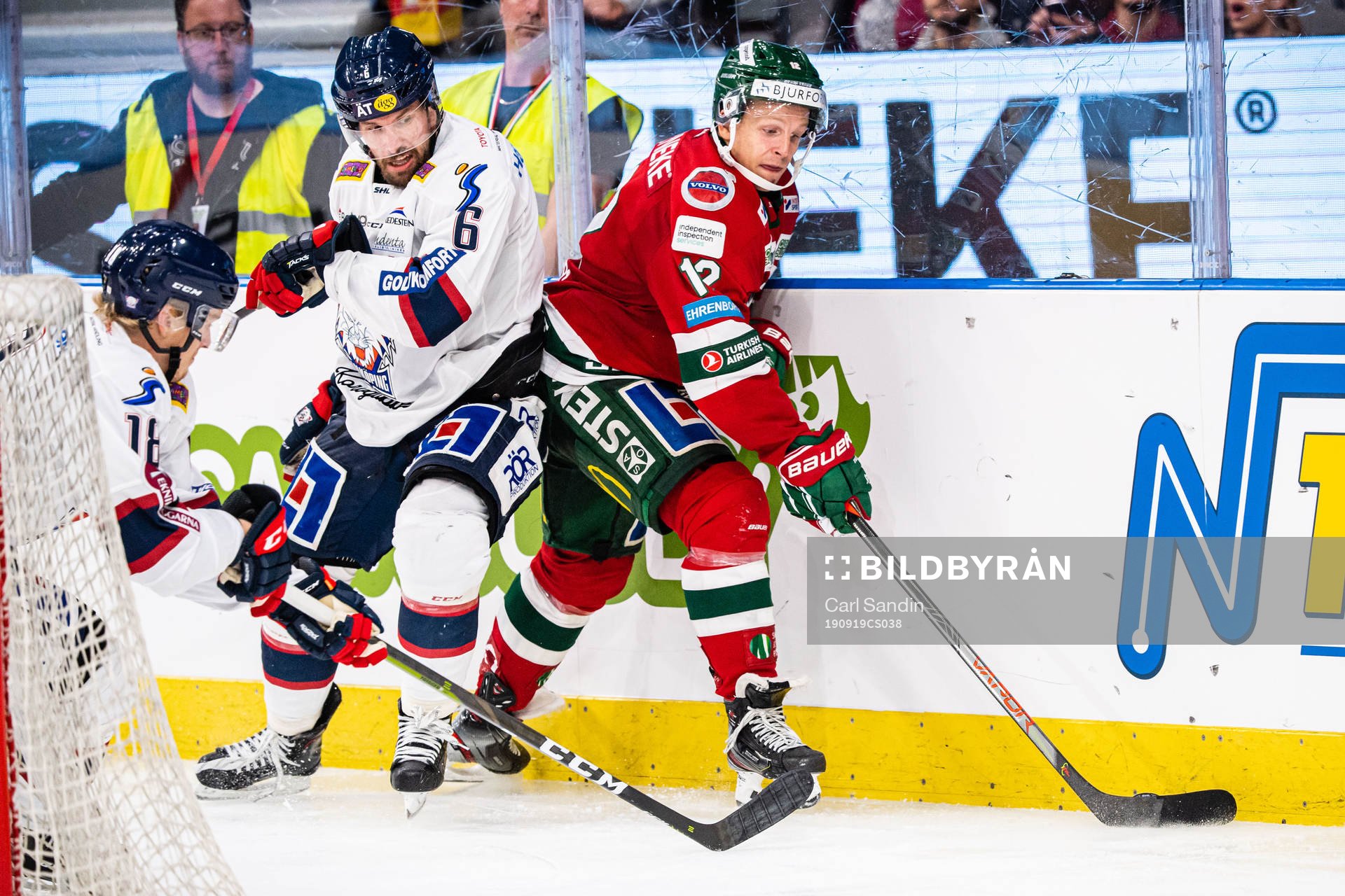 Linköpings Jonas Holös och Frölundas Max Friberg
