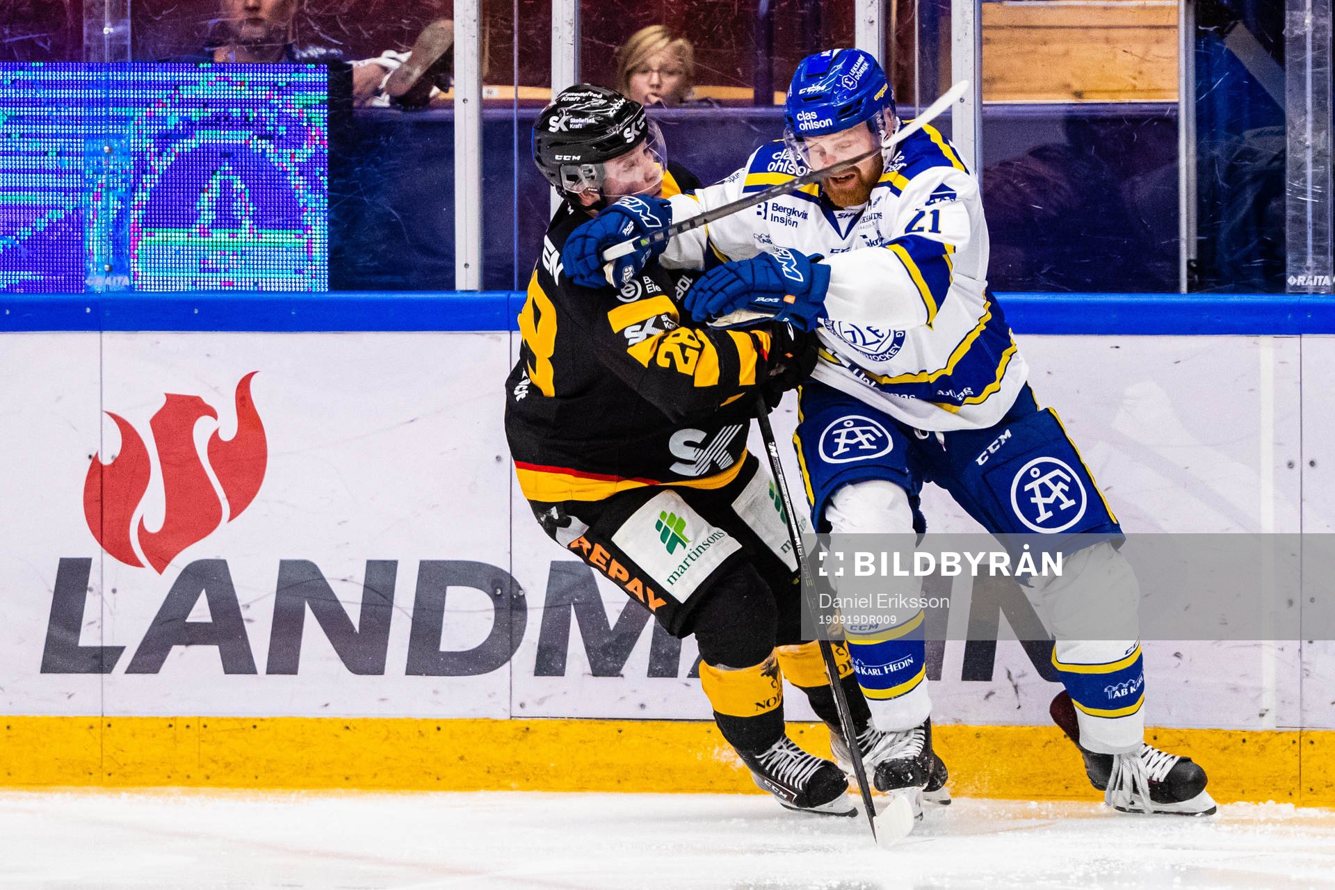 Skellefteås Jesper Frödén och Leksands Mattias Ritola