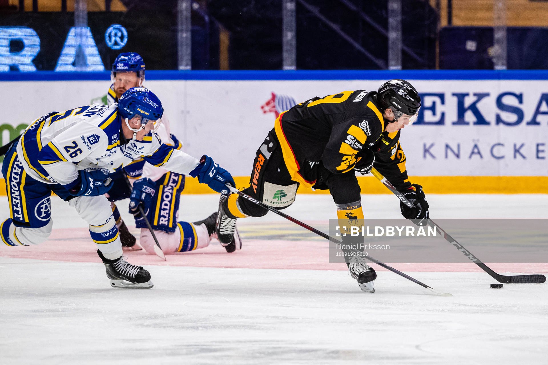 Leksands Patrik Zackrisson och Skellefteås Albin Sundsvik