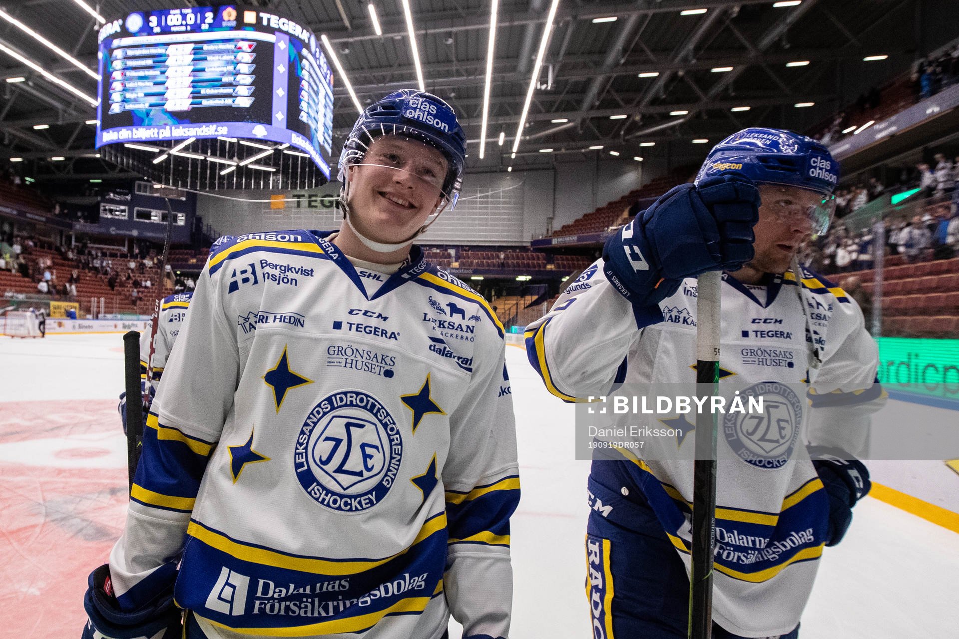 Leksands Lucas Nordsäter  jublar