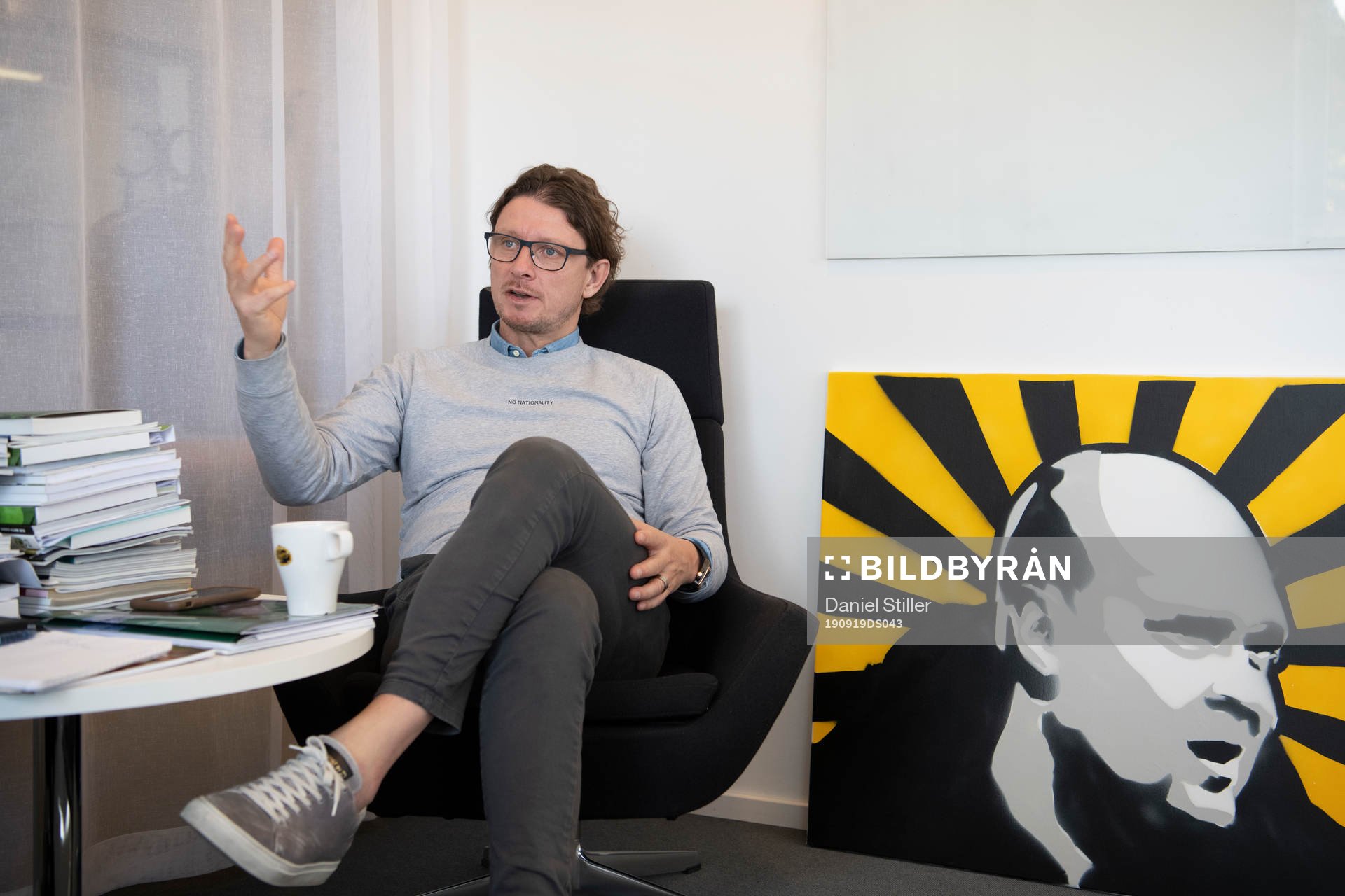 Elfsborg klubbchef Stefan Andreasson på sitt kontor