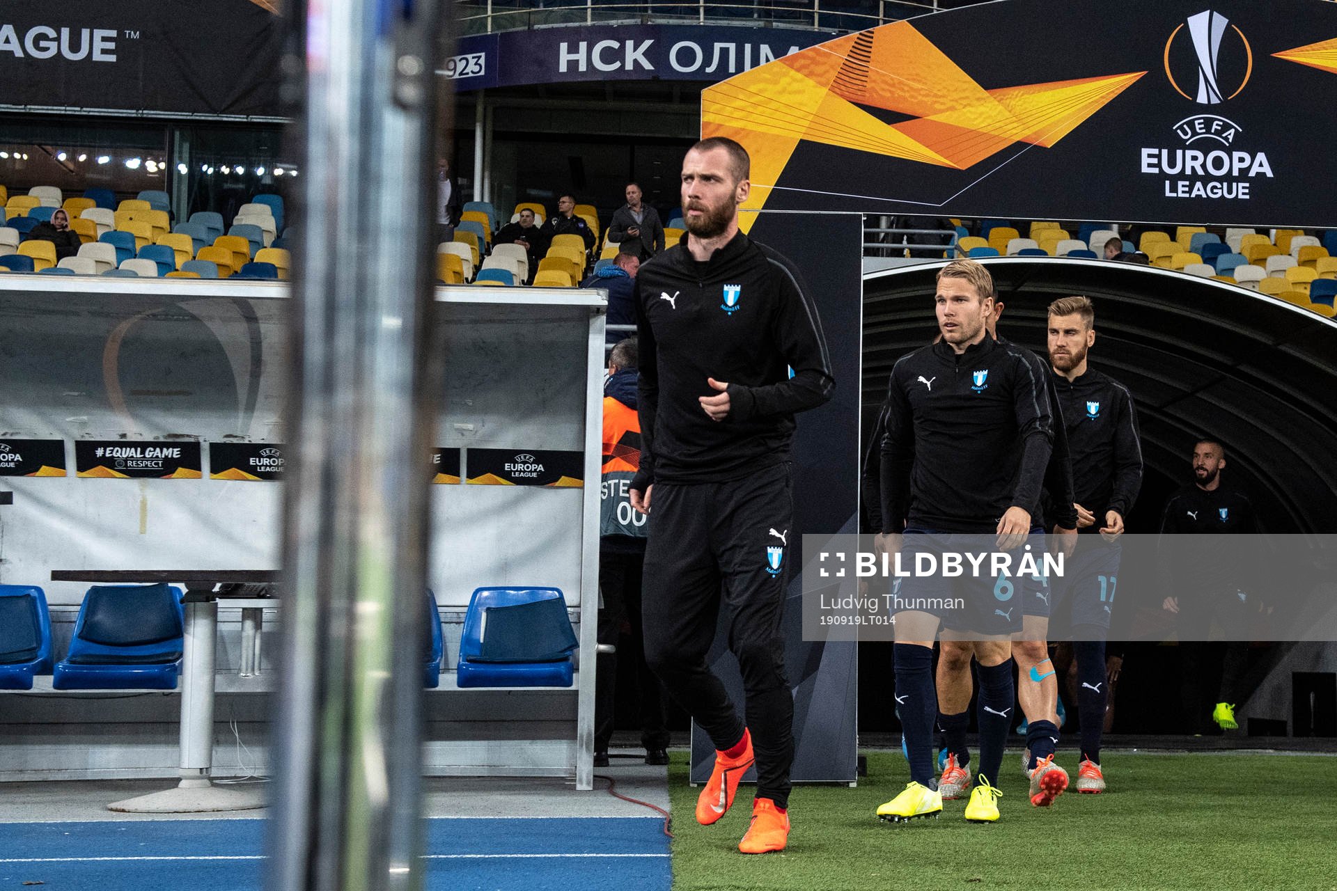 Jo Inge Berget, Oscar Lewicki and Rasmus Bengtsson  of