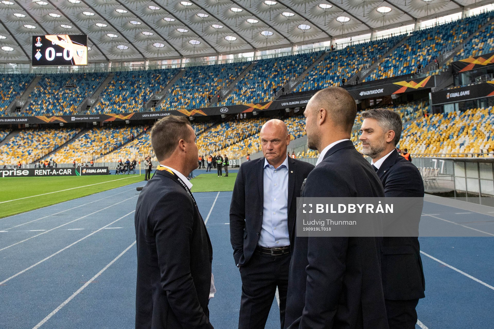 Daniel Andersson, head of sports, Uwe Rösler, head coach,