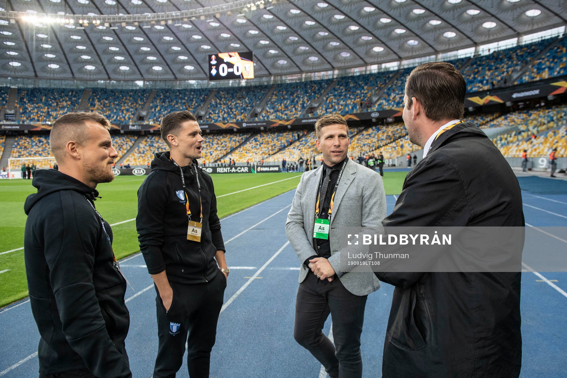 Eric Larsson, Marcus Antonsson of Malmö FF in conversation