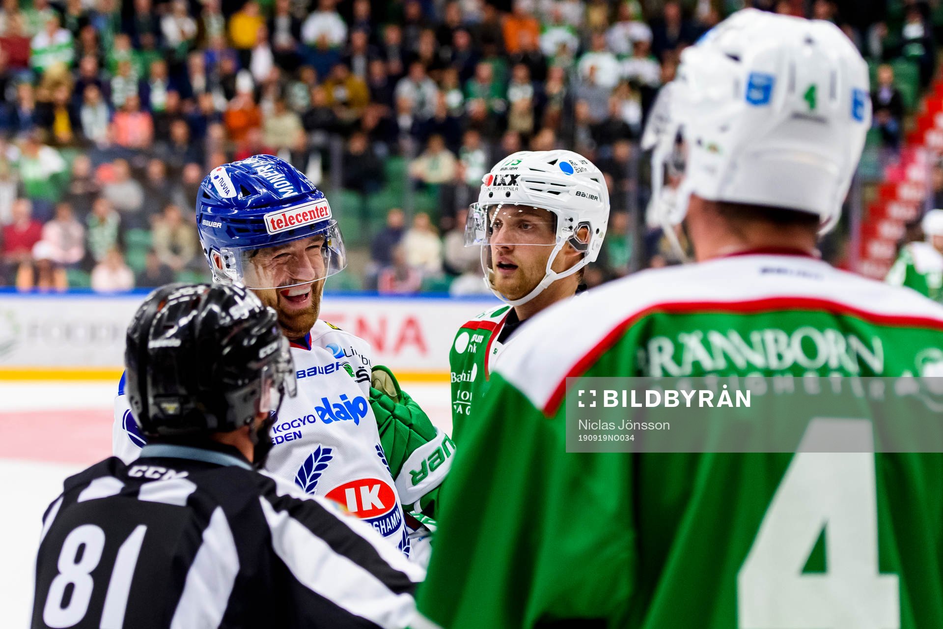 Oskarshamns  Nichlas Hardt  i bråk med Rögles Kodie