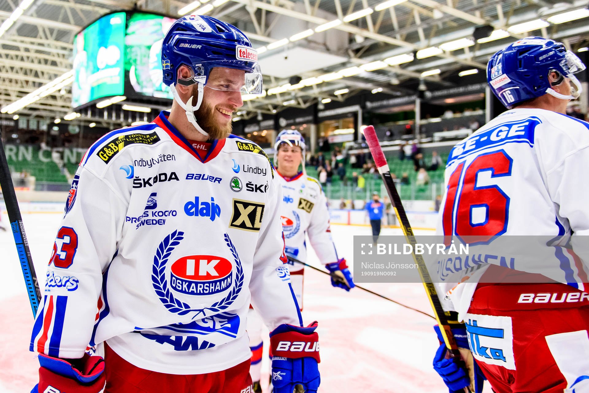 Oskarshamns  Robin Söderqvist  jublar