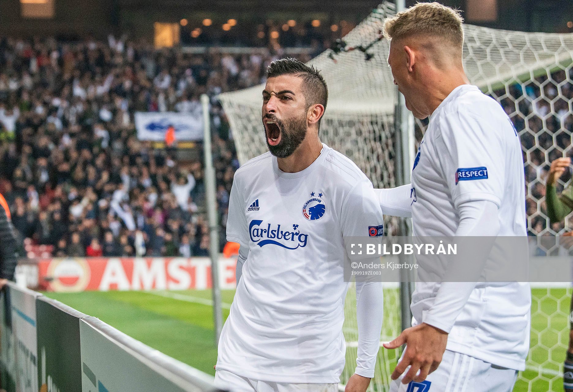 Michael Santos (18), FC København and Viktor Fischer (7),