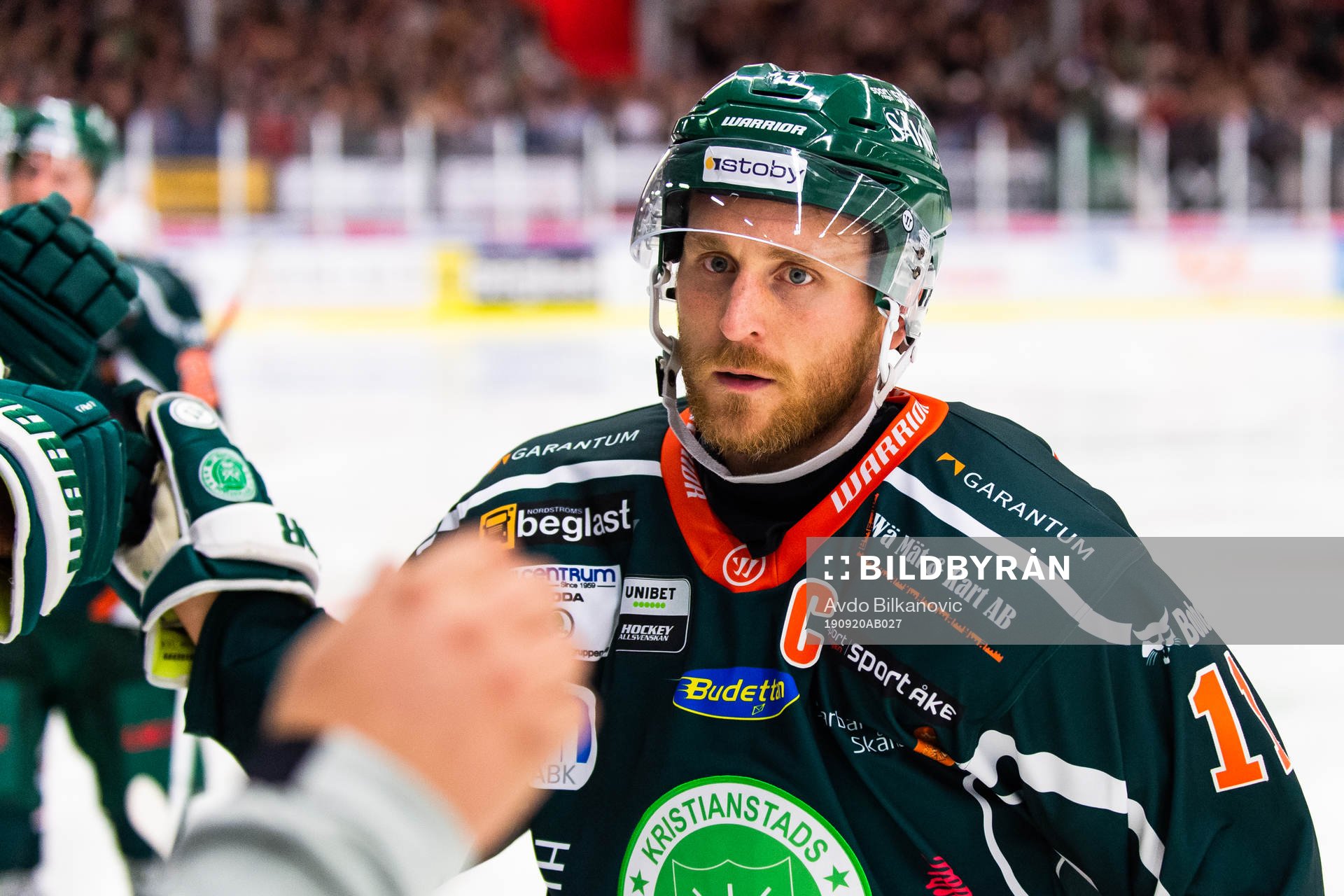 Kristianstads Fredrik Hansson jublar