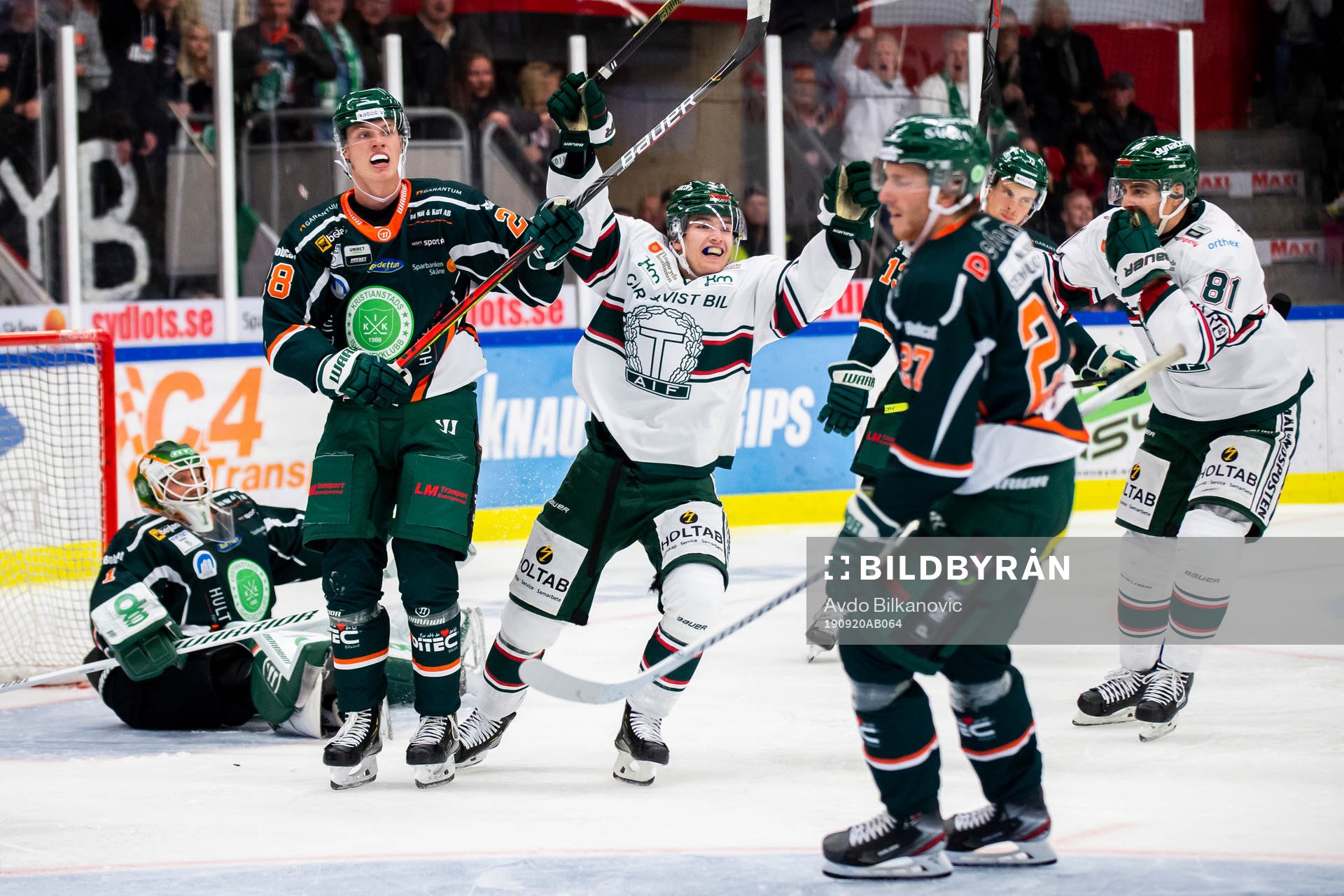 Tingsryds Jakob Heljemo och Filip Owesson jublar