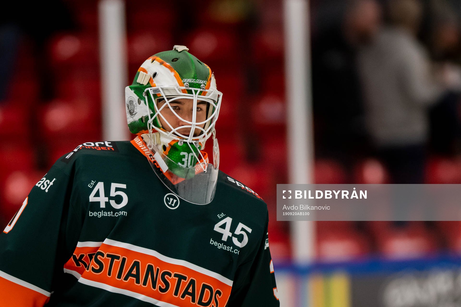 Kristianstads målvakt Robin Wallin