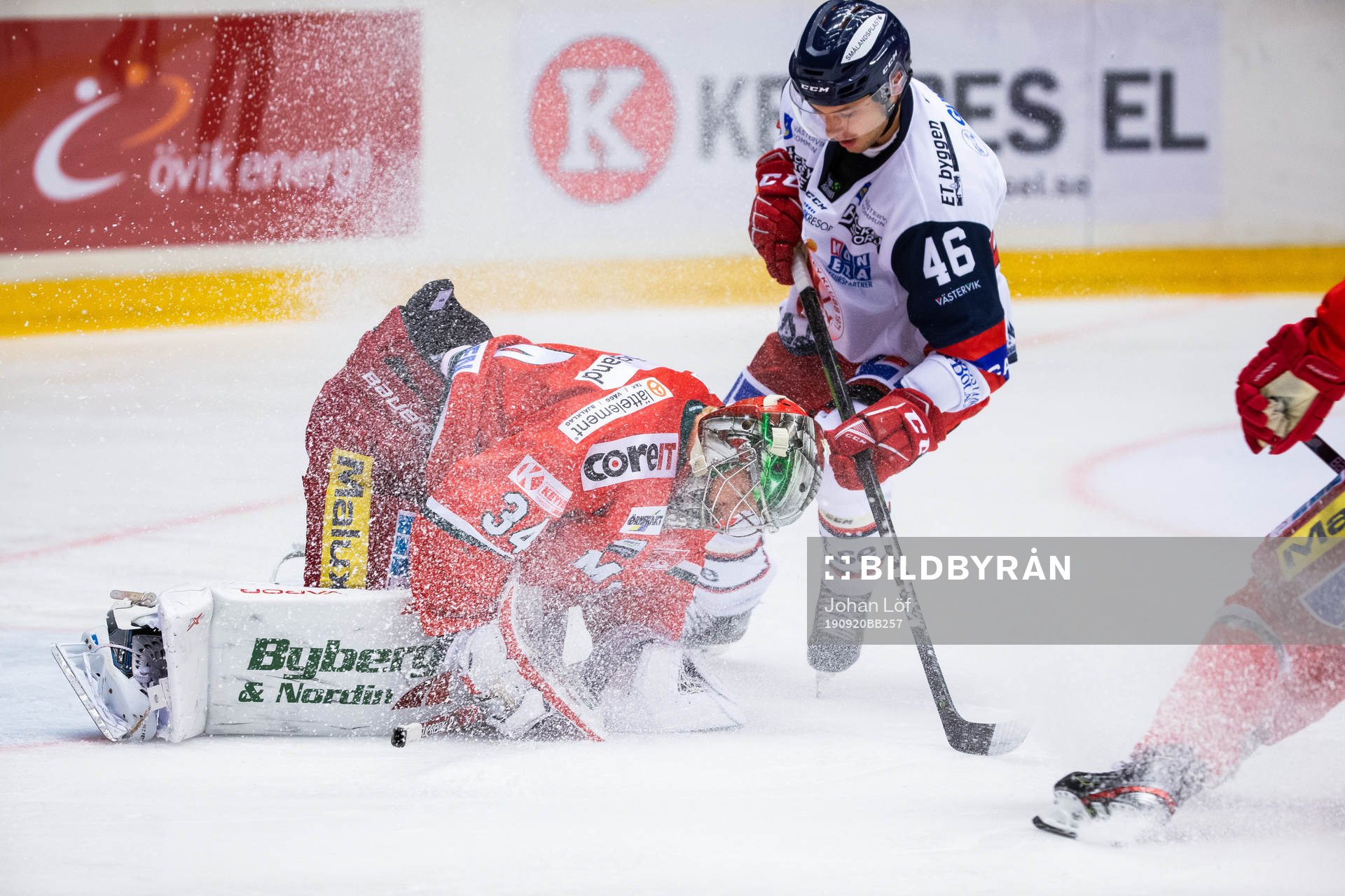 Moras Oscar Eklind och Västerviks Erik Nyström