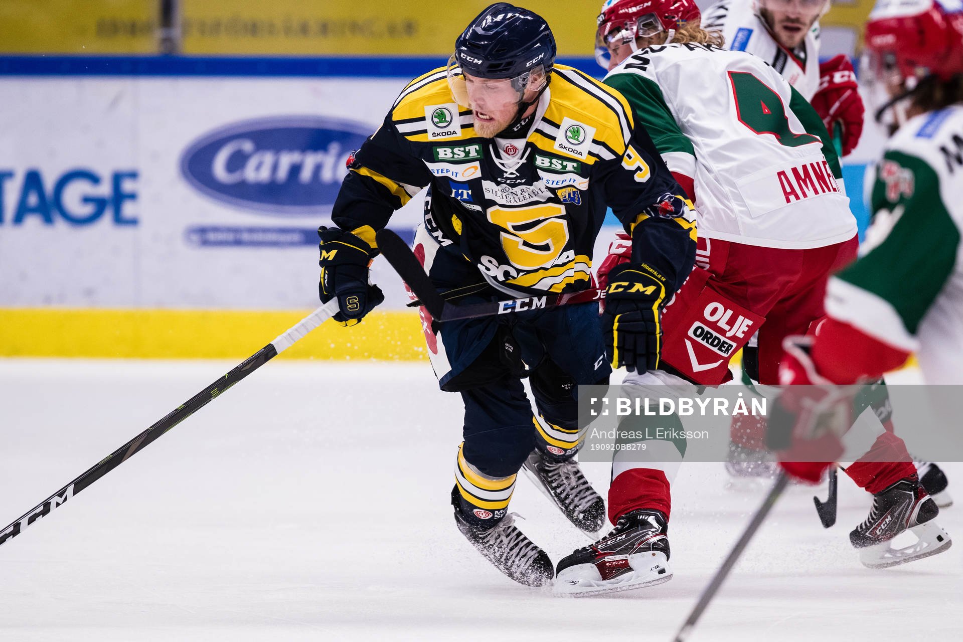 Södertäljes Sebastian Bengtsson och Moras Viktor Amnér