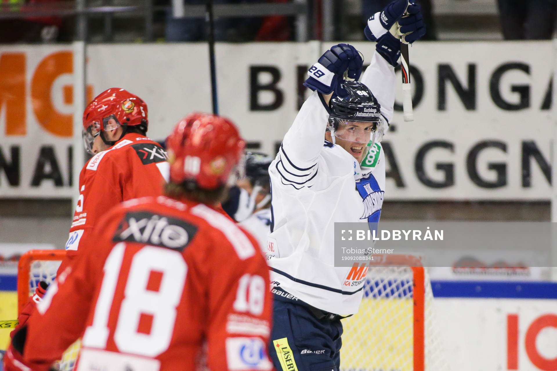 Karlskogas Jesper Kokkonen jublar