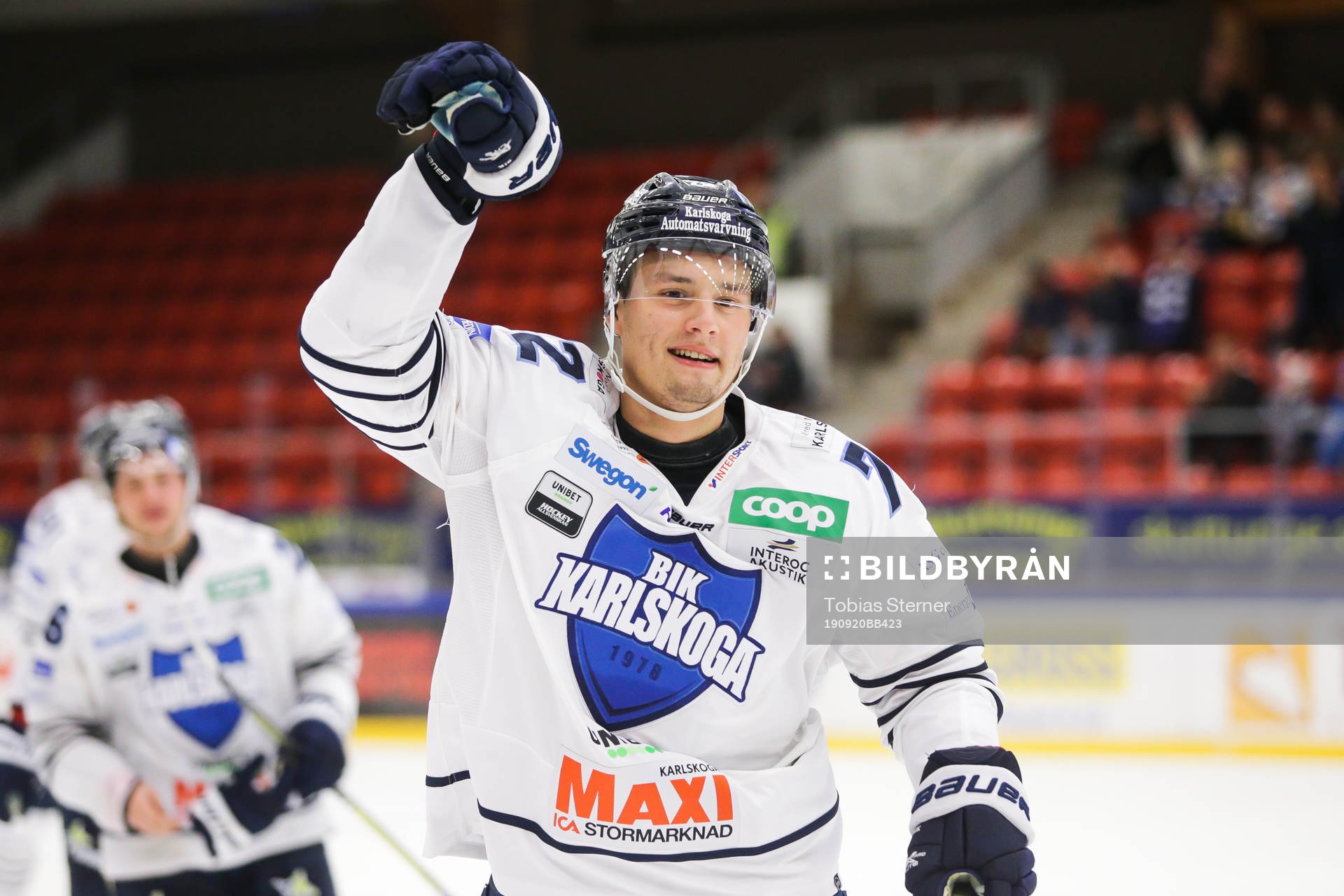 Karlskogas Filip Ahl jublar