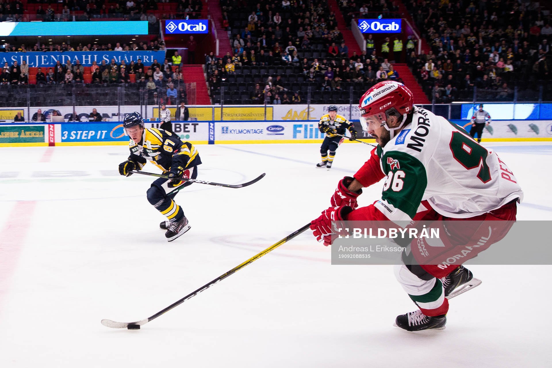 Södertäljes Hugo Gustafsson och Moras Niki Petti