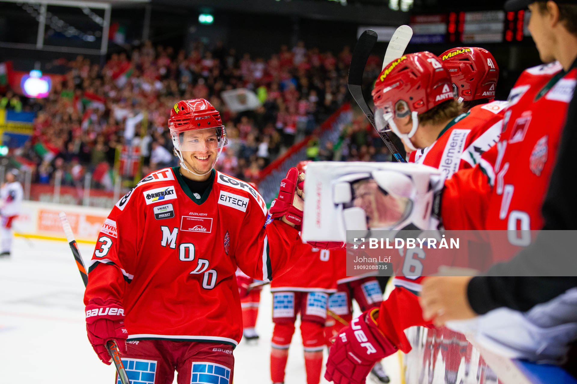Modos Victor Berglund blir jublar