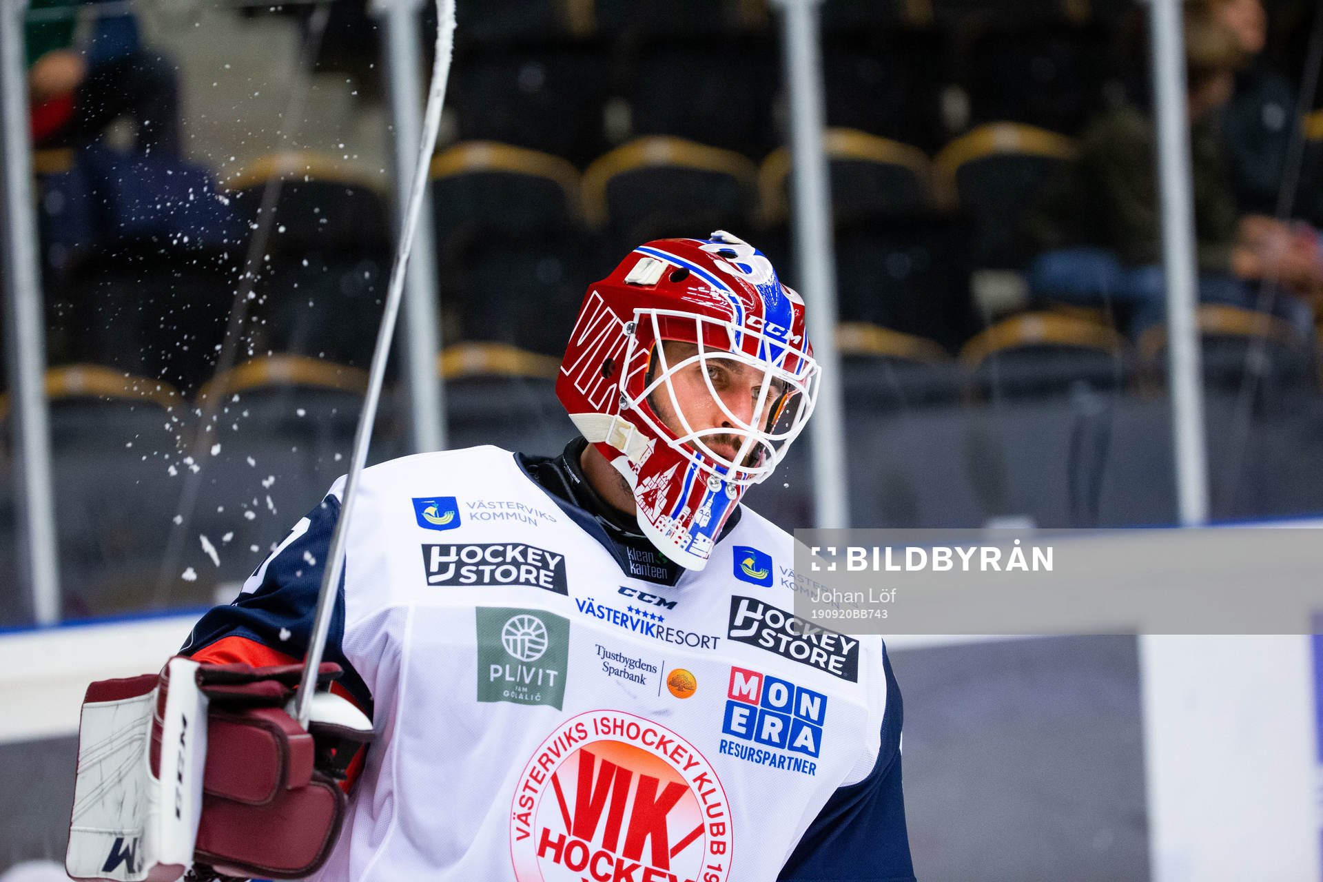 Västerviks målvakt Adam Vay