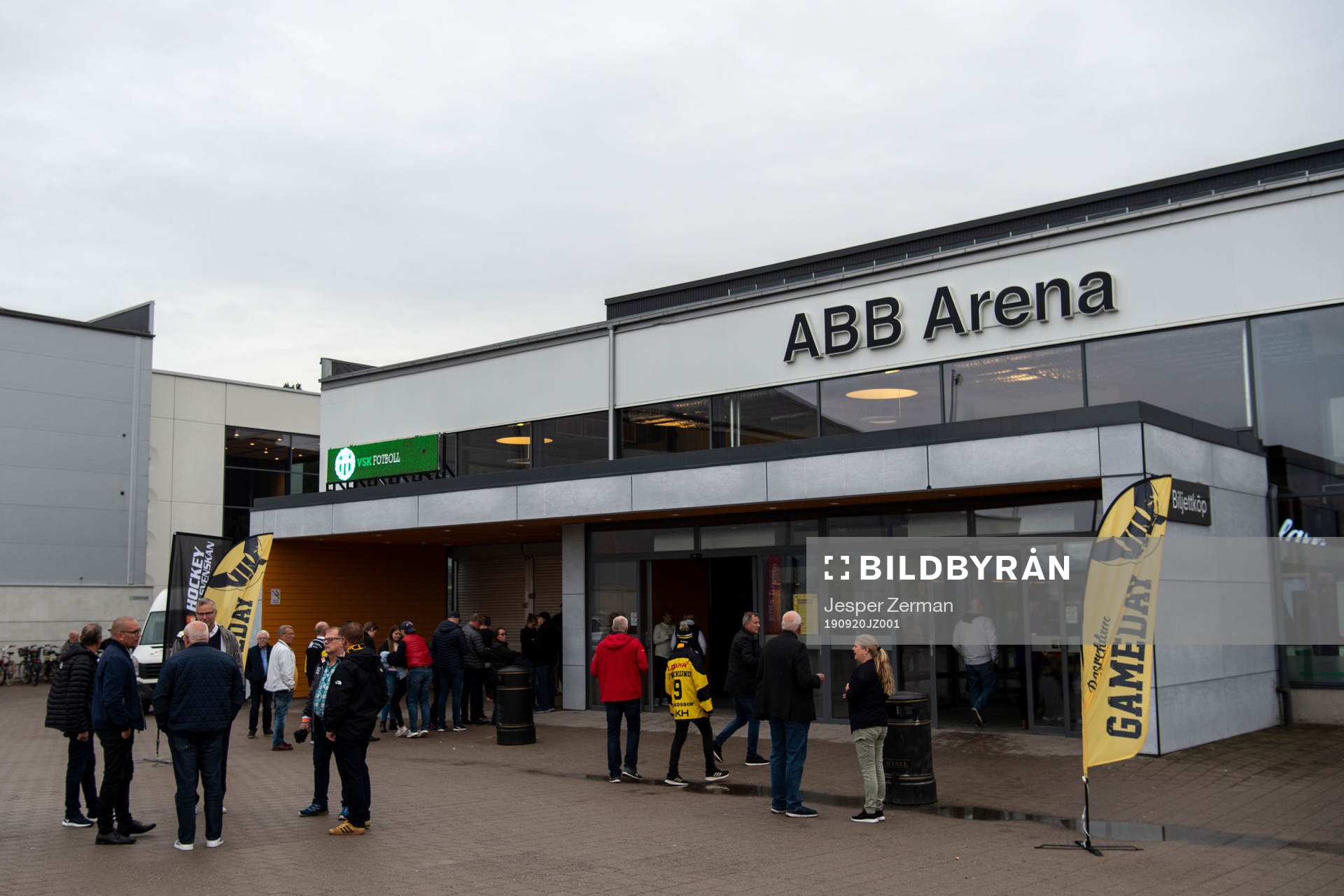 Exteriör vy av ABB Arena