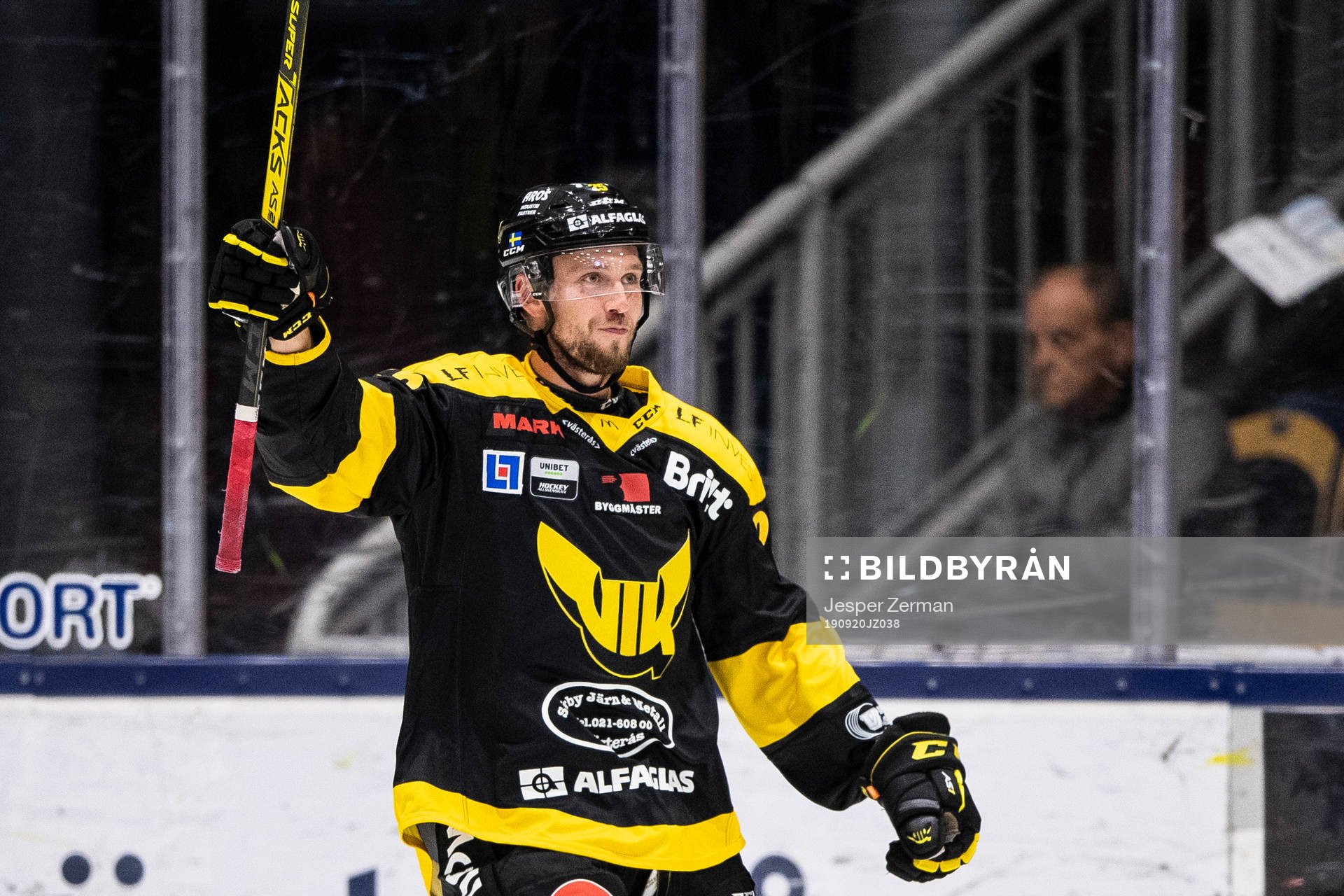 Västerås Marcus Bergman jublar
