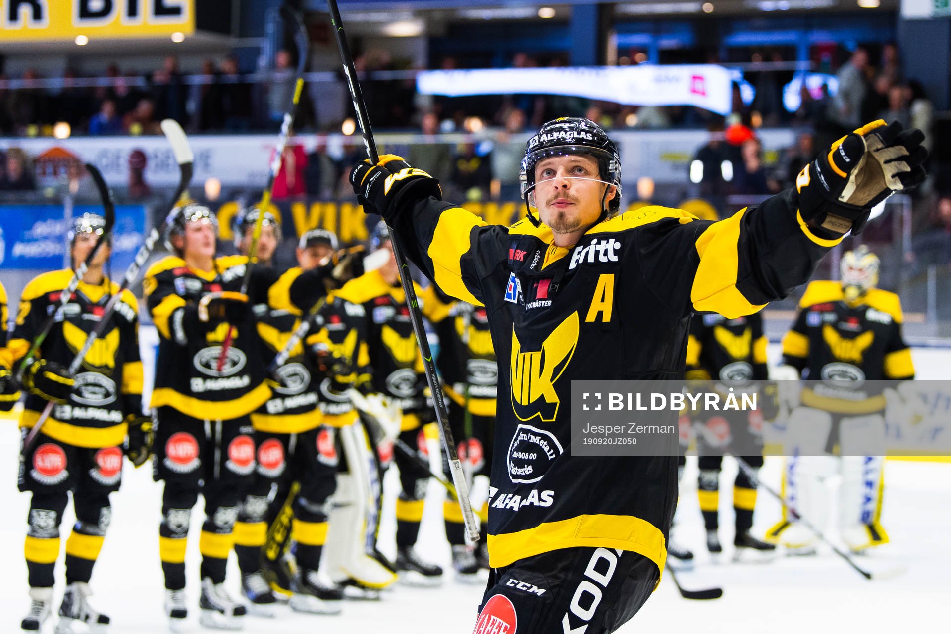Västerås Jimmie Jansson jublar