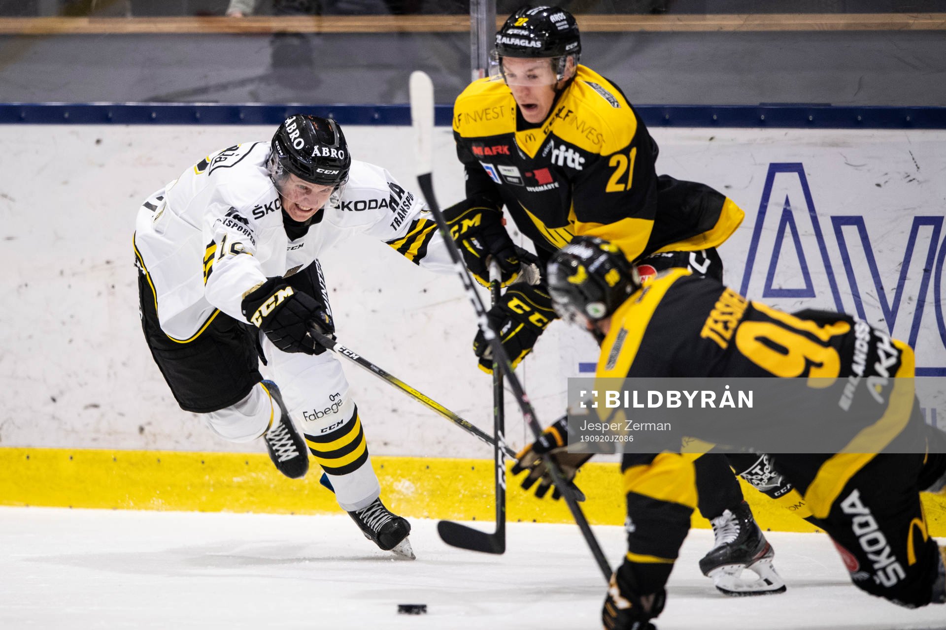s Carl Wassenius och Västerås Sebastian Benker