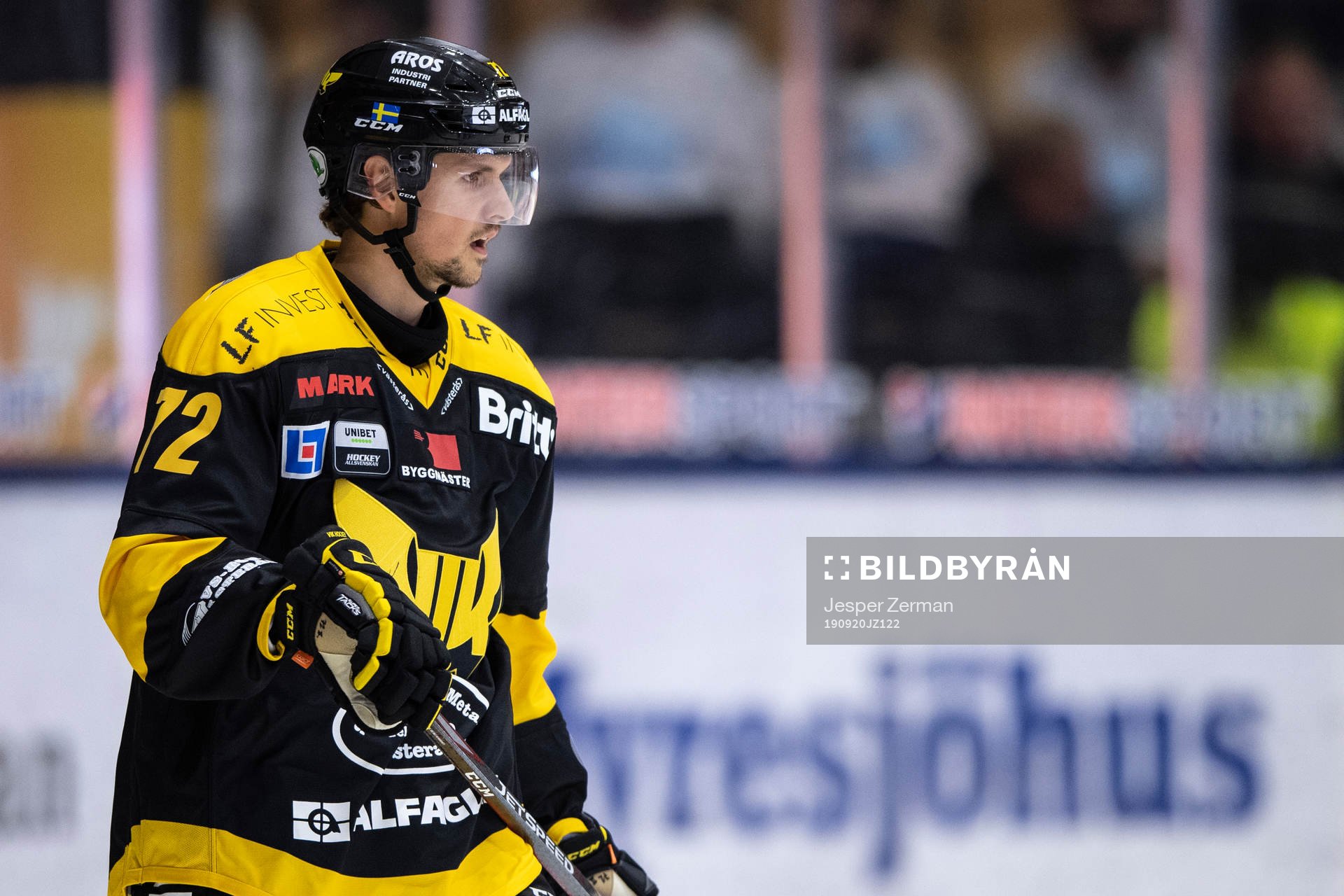under ishockeymatchen i Hockeyallsvenskan mellan Västerås