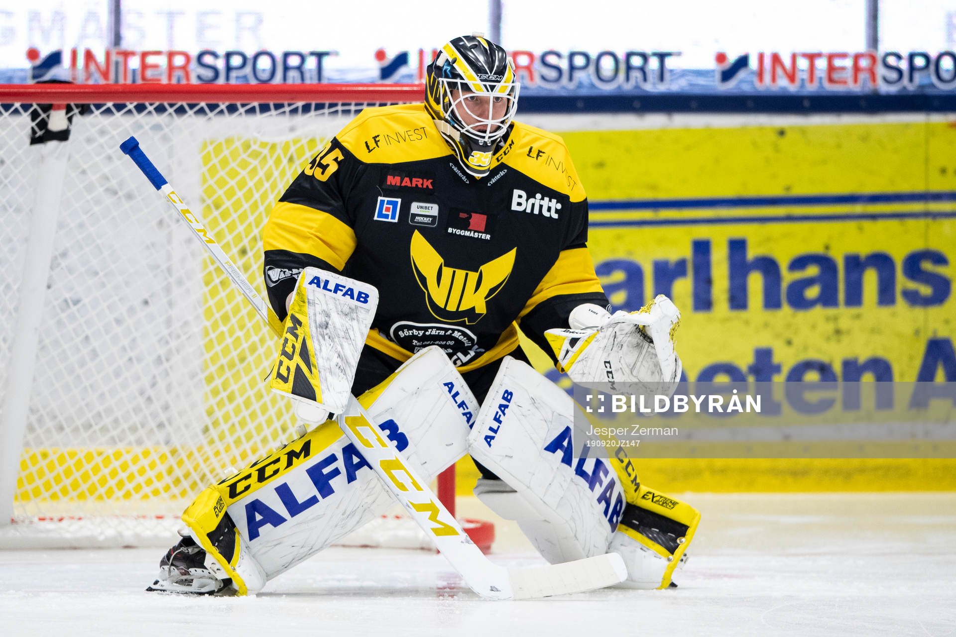 Västerås målvakt Emil Kruse