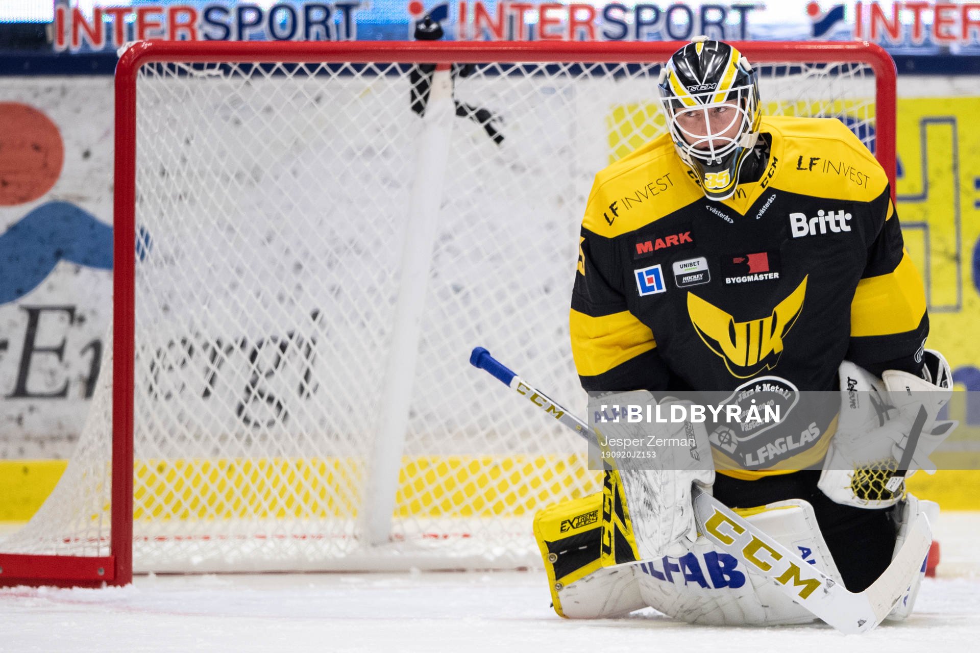 Västerås målvakt Emil Kruse