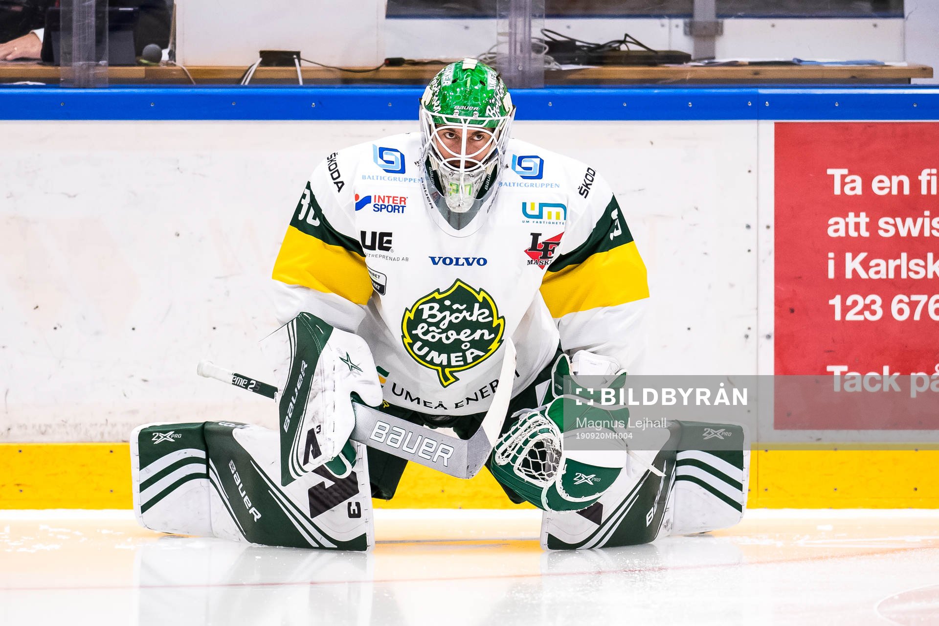 Björklövens målvakt Mattias Pettersson