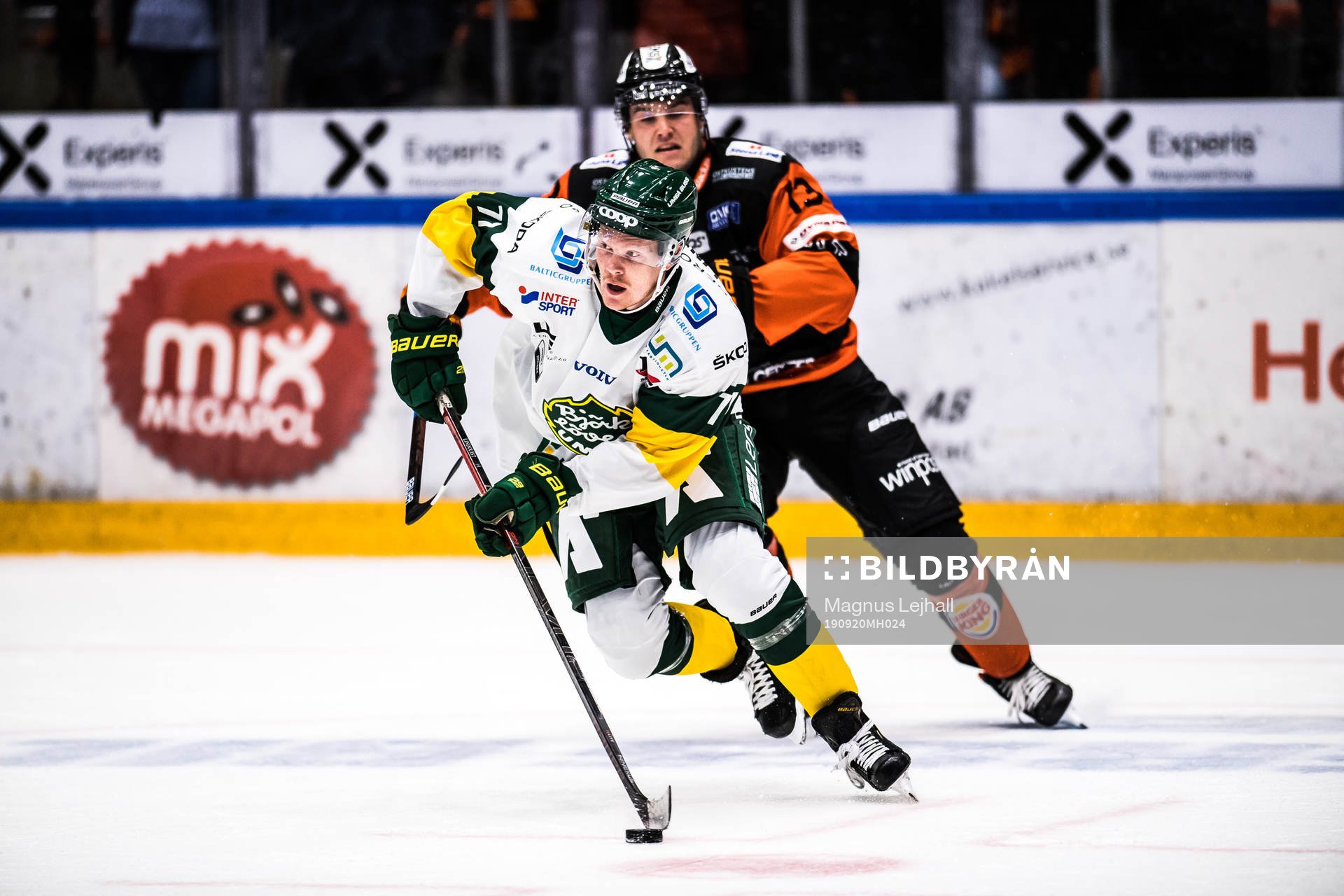 Björklövens David Lindquist  och Karlskronas Hugo