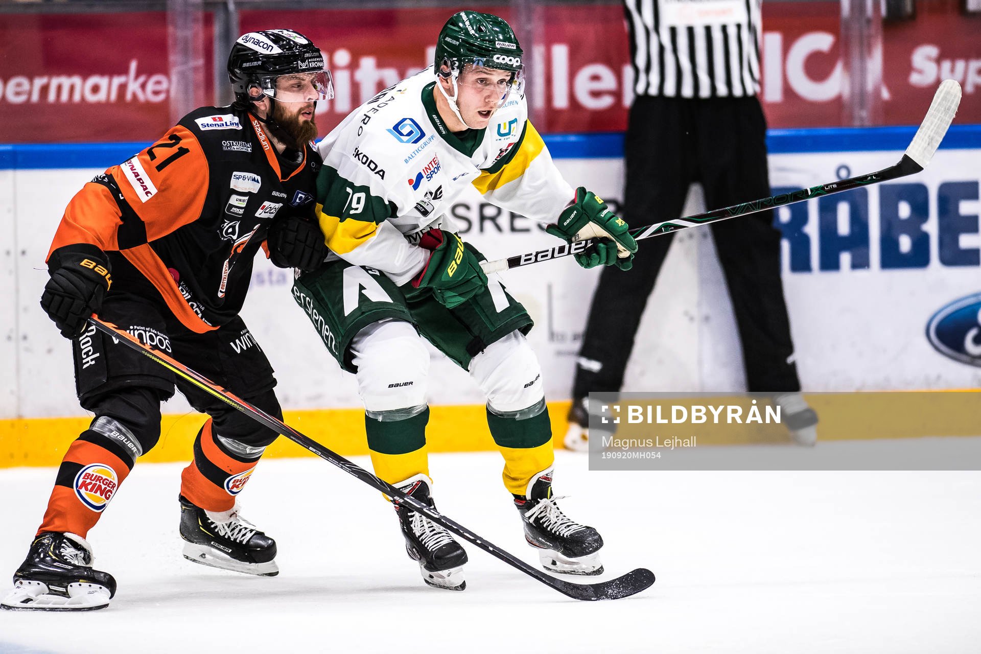 Björklövens Kristoffer Söder  och Karlskronas Jesper