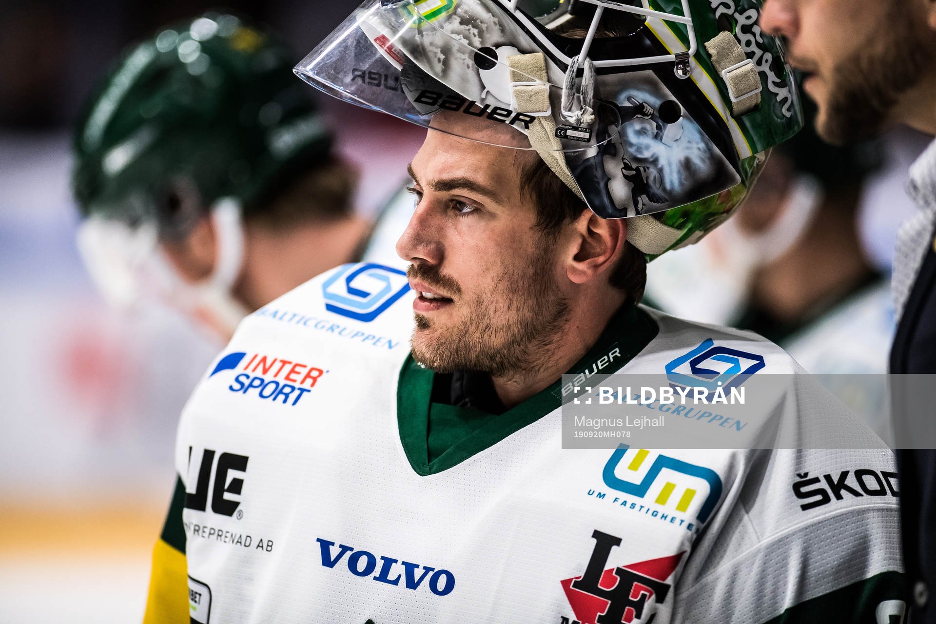 Björklövens målvakt Mattias Pettersson
