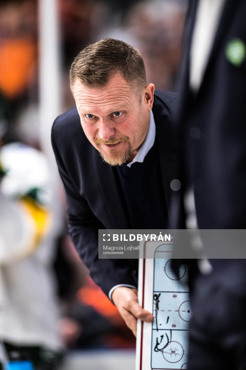 Björklövens tränare Joakim Fagervall