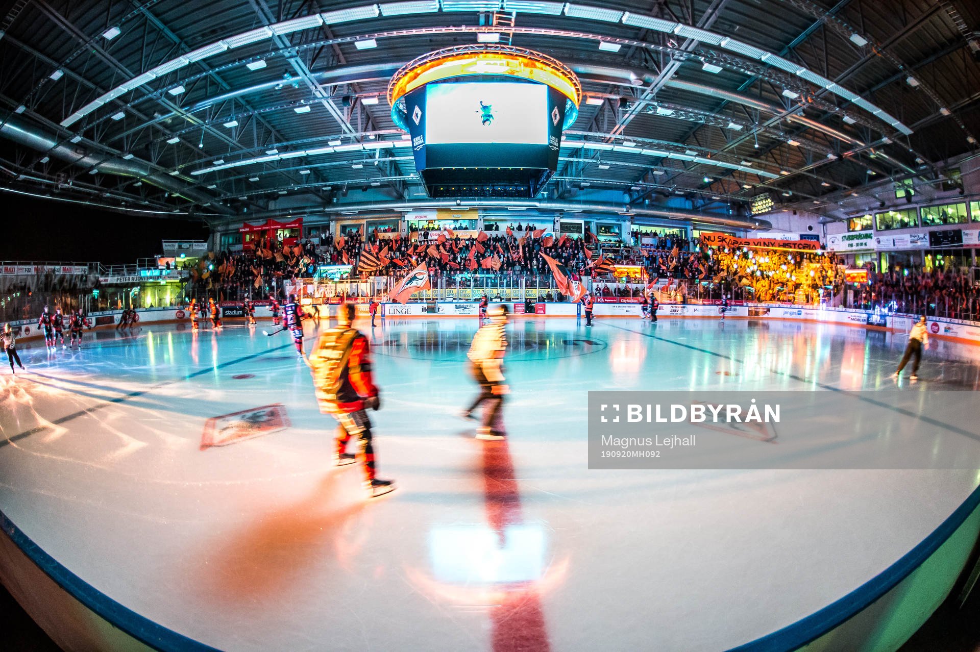 NKT arena i Karlskrona interiört