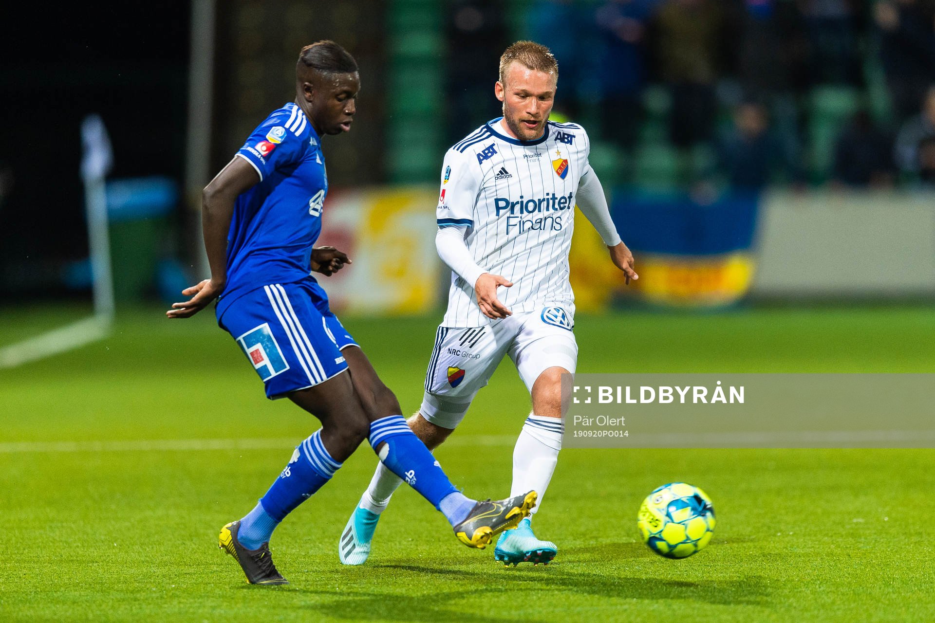 Sundsvalls Pa Konate och Djurgårdens Nicklas Bärkroth