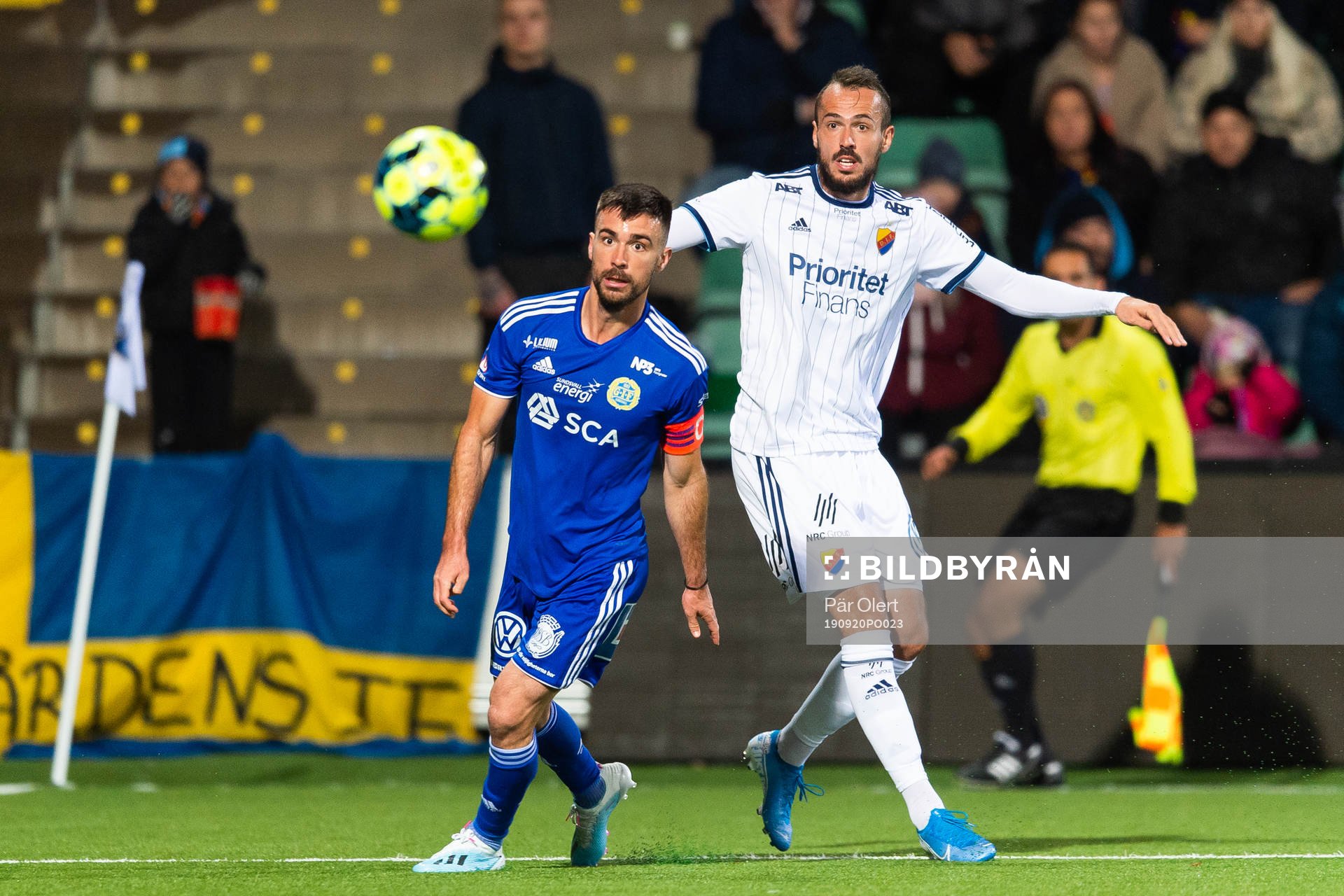 Sundsvalls Carlos Gracia och Djurgårdens Emir Kujovic
