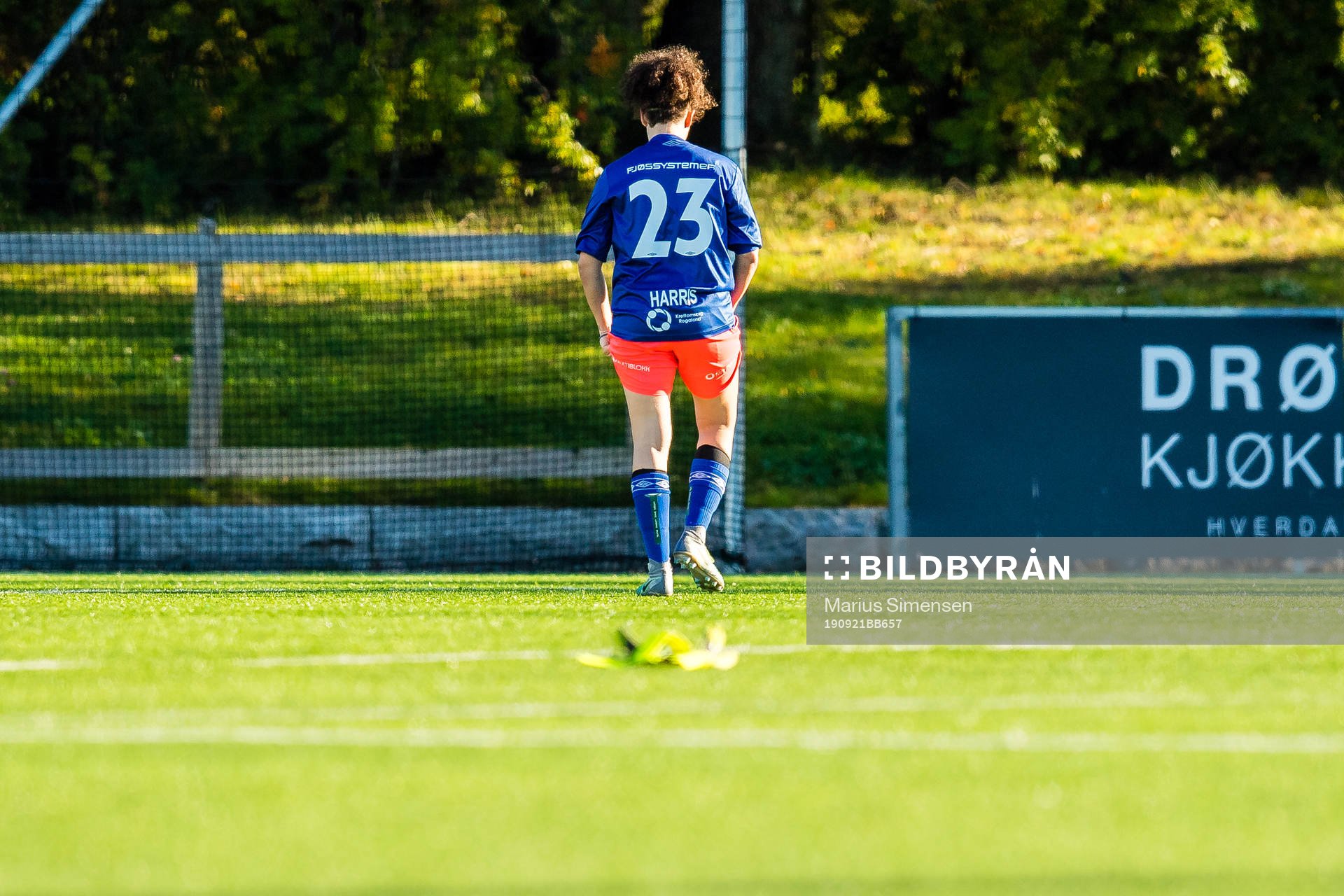 Goalkeeper Lindsey Burke Harris of Klepp looks dejected