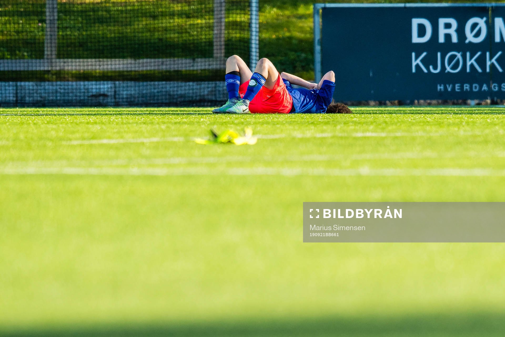 Goalkeeper Lindsey Burke Harris of Klepp looks dejected