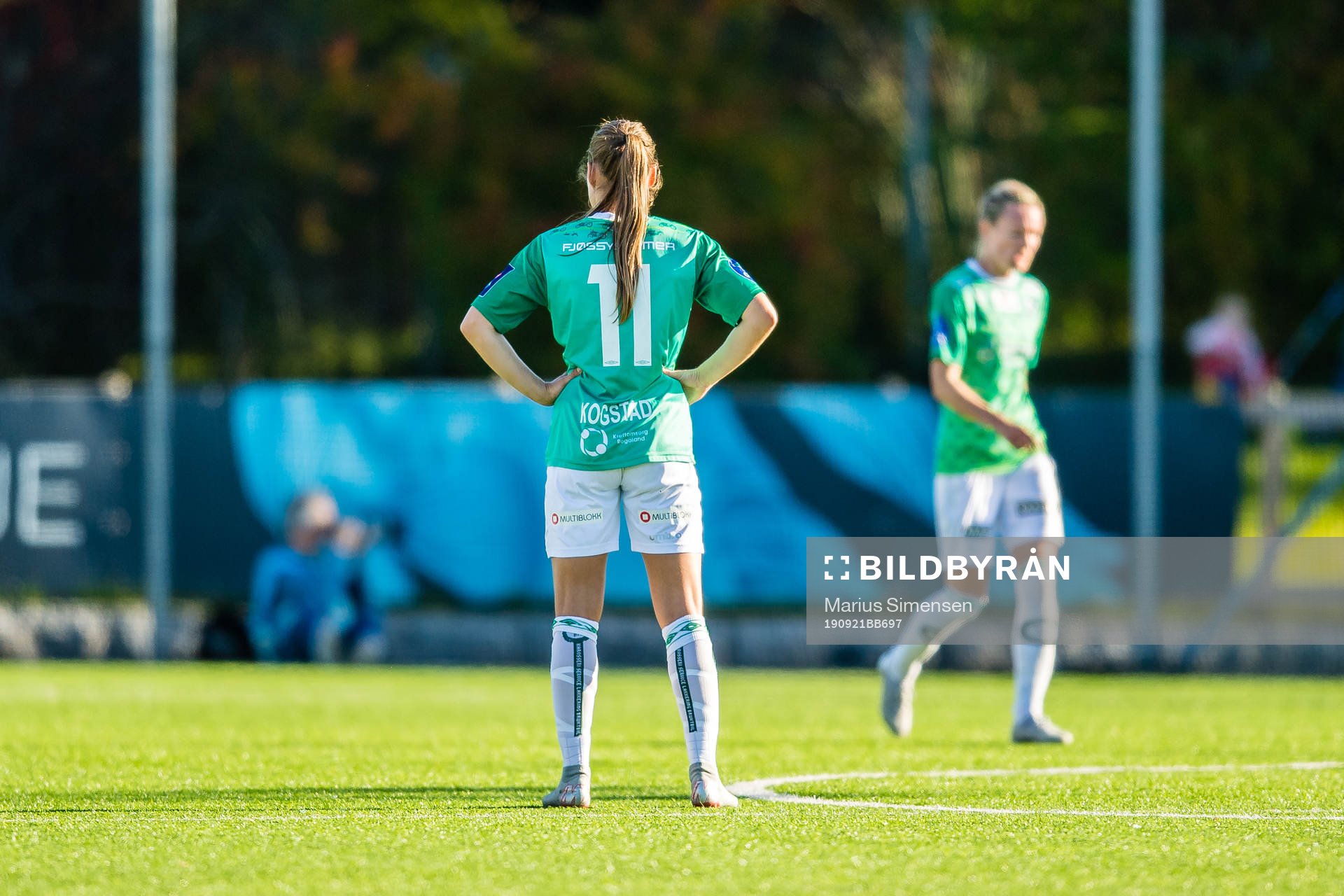 Hanne Kogstad of Klepp looks dejected