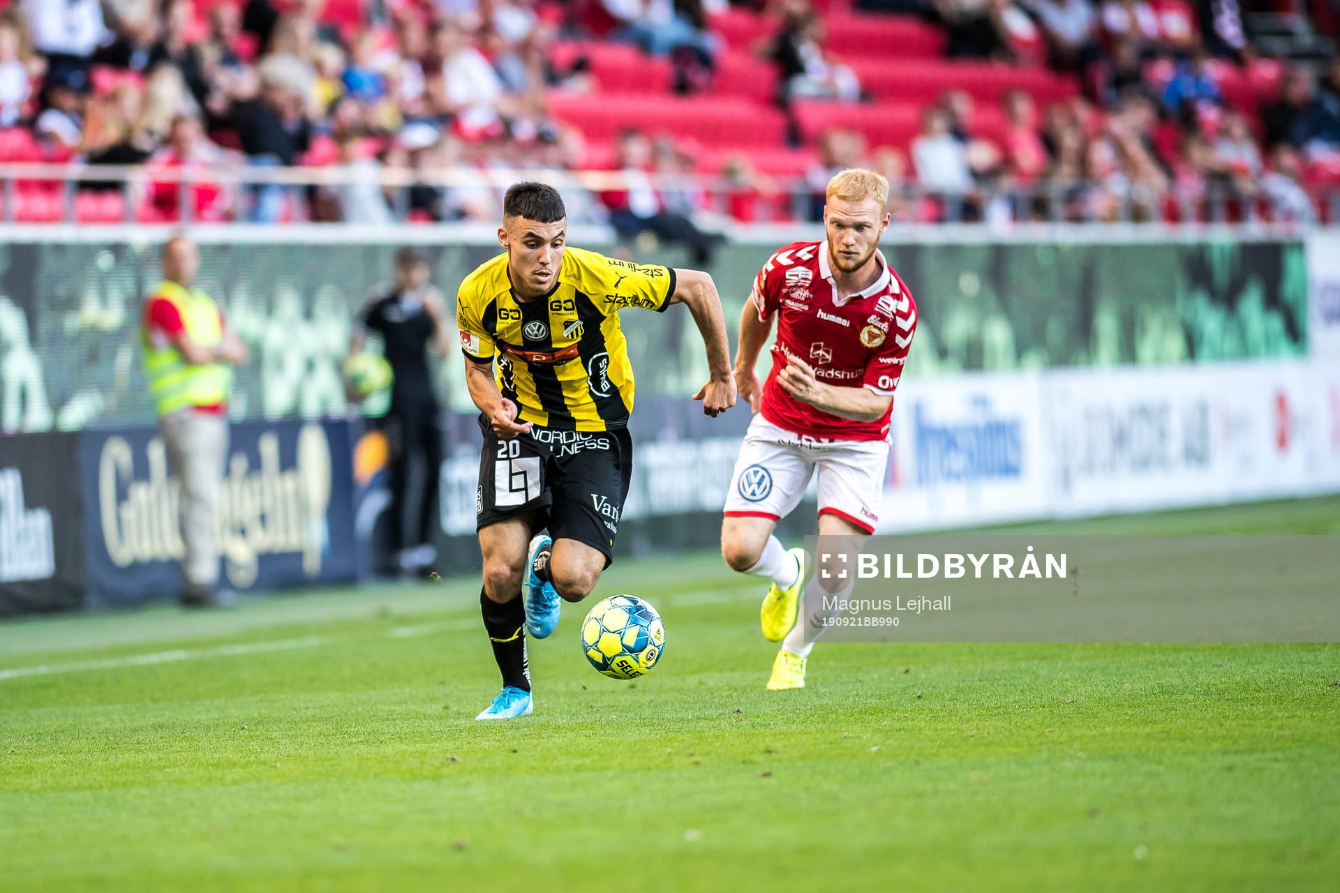 Häckens Ali Youssef och Kalmars Nils Fröling