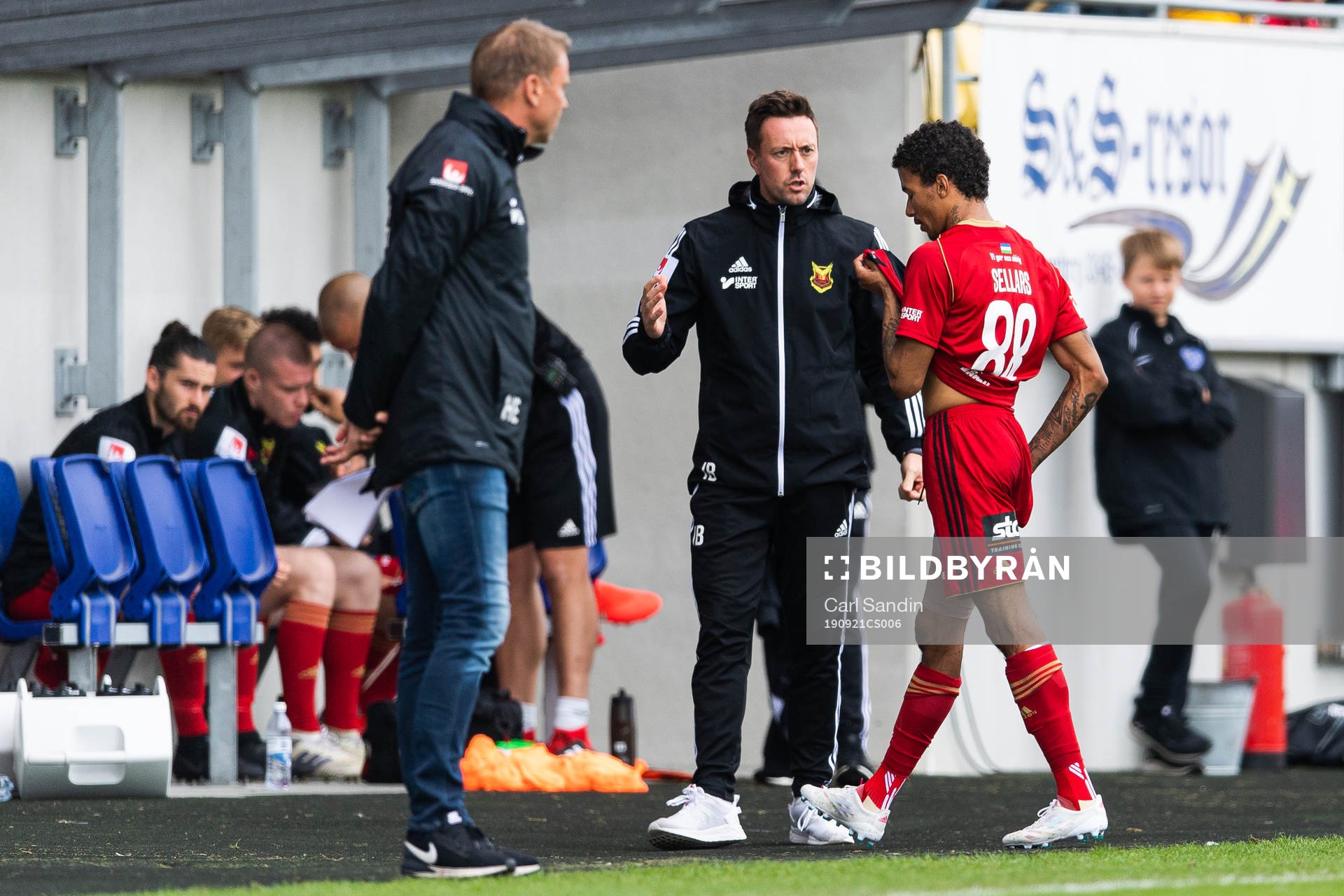 Östersunds Jamie Hopcutt byts ut på grund av skada