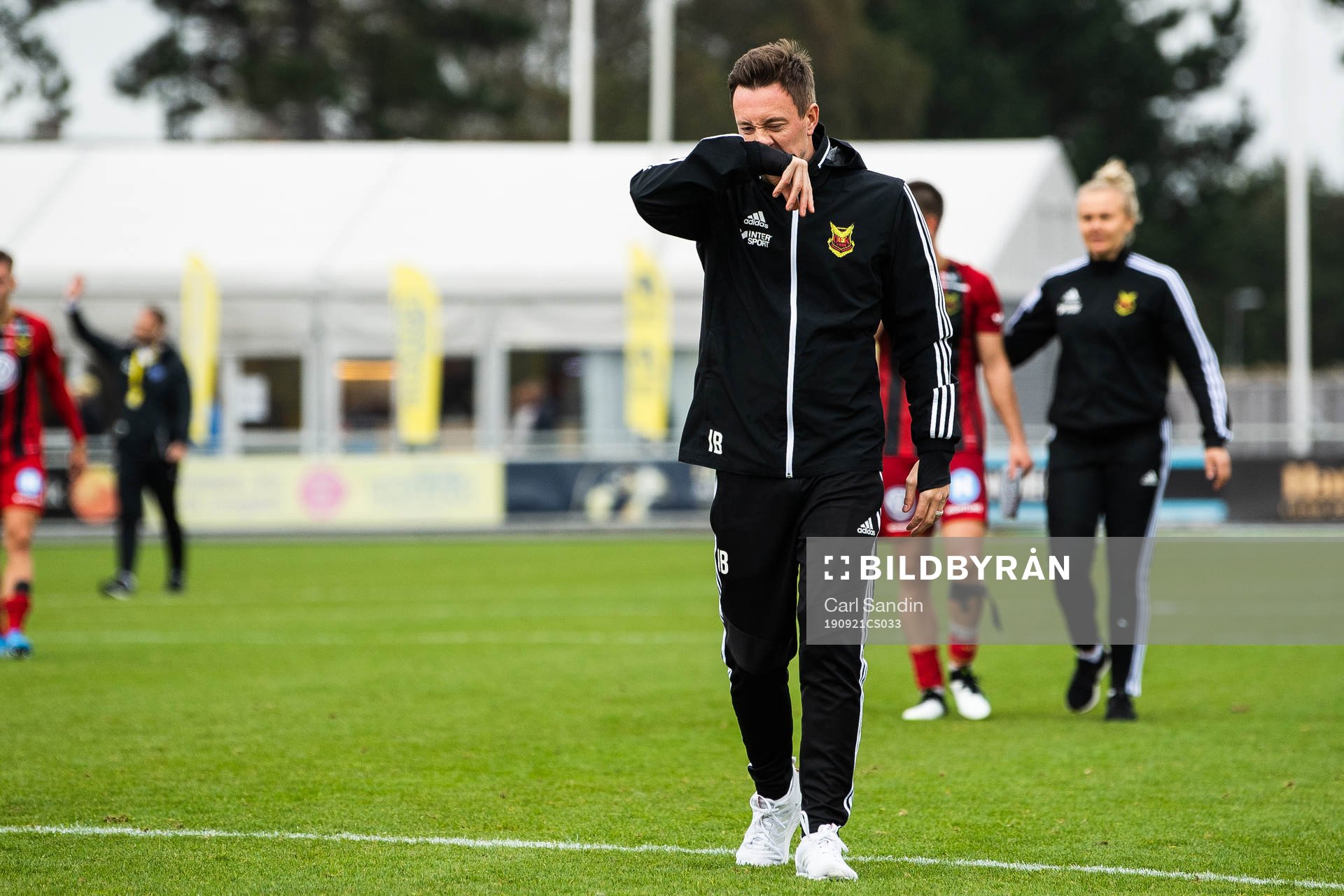 Östersunds tränare Ian Burchnall deppar