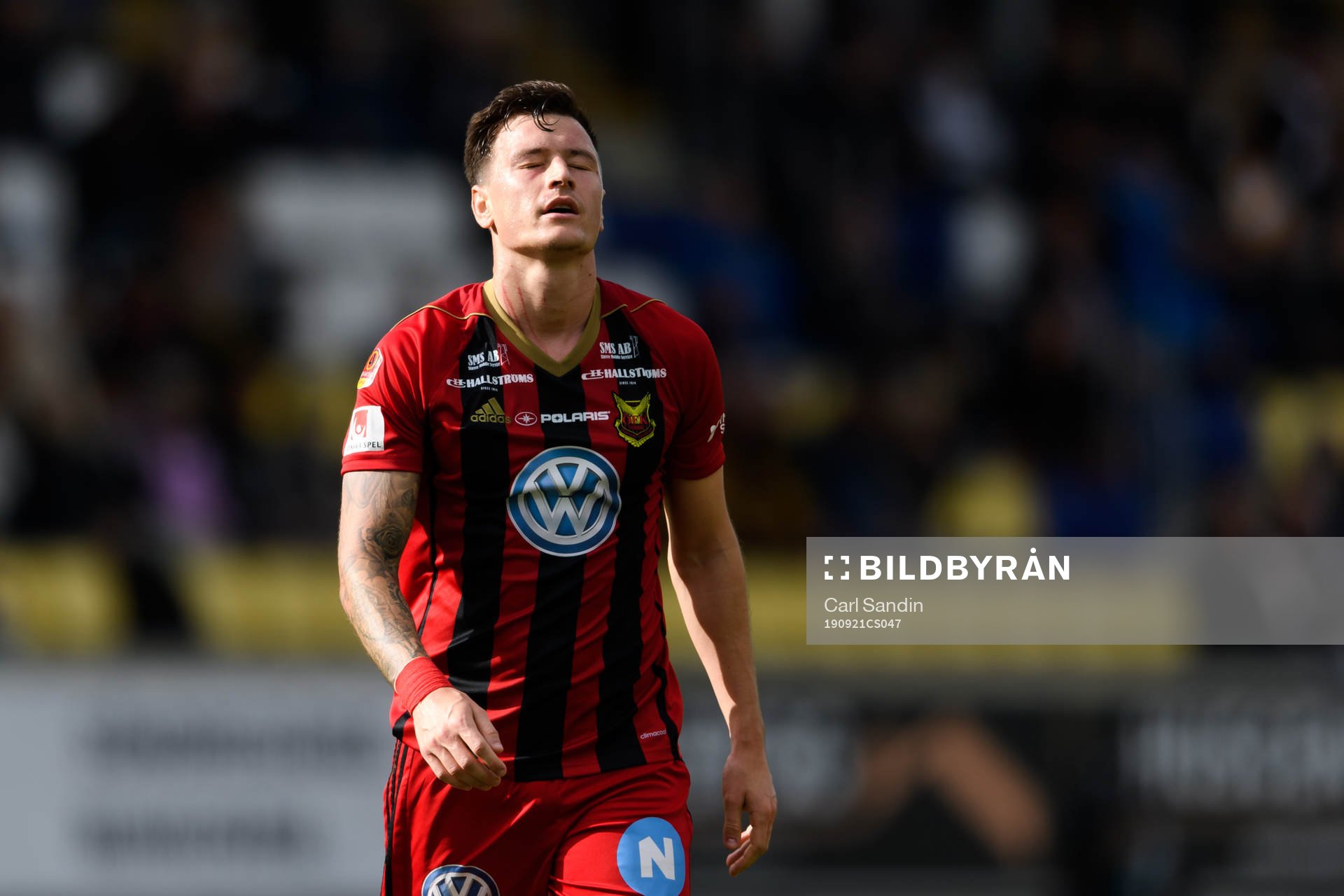 Östersunds Jamie Hopcutt deppar