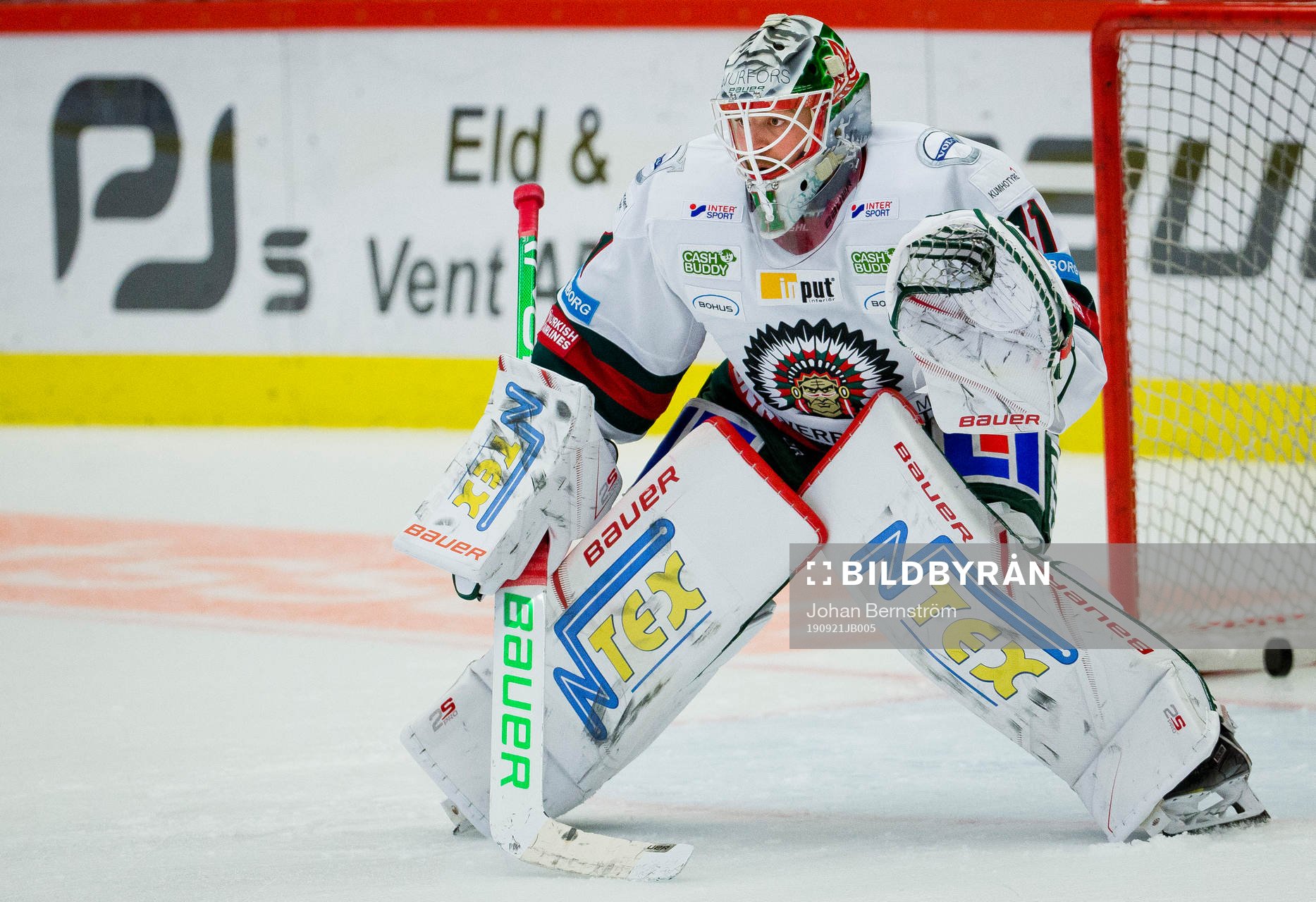 Frölundas målvakt Johan Mattsson