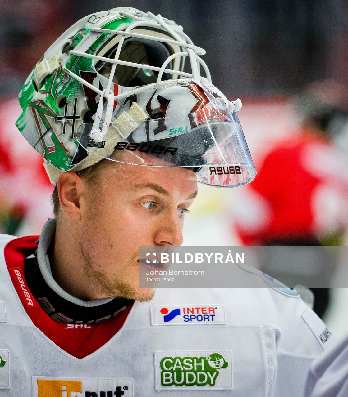 Frölundas målvakt Niklas Rubin