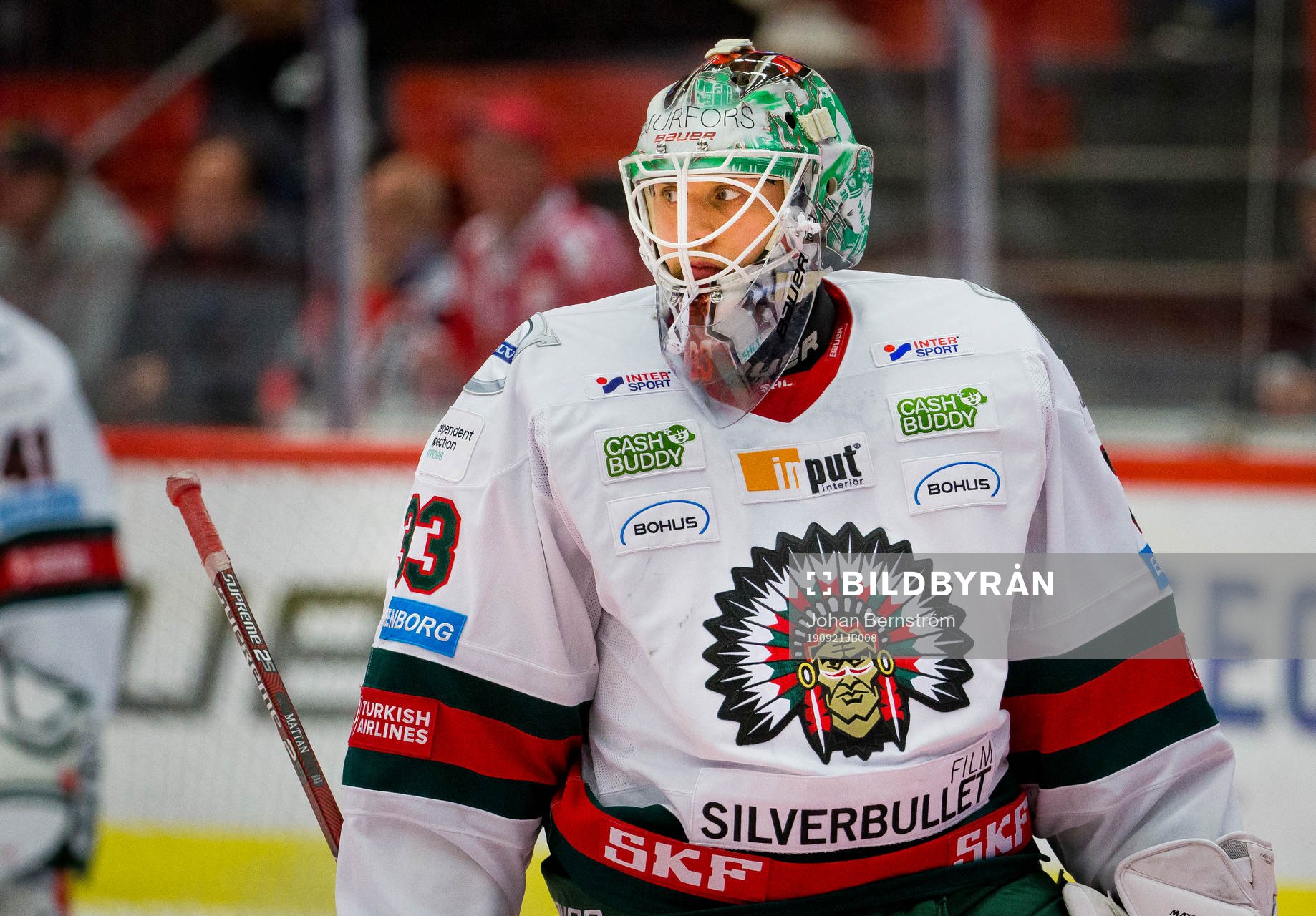 Frölundas målvakt Johan Mattsson