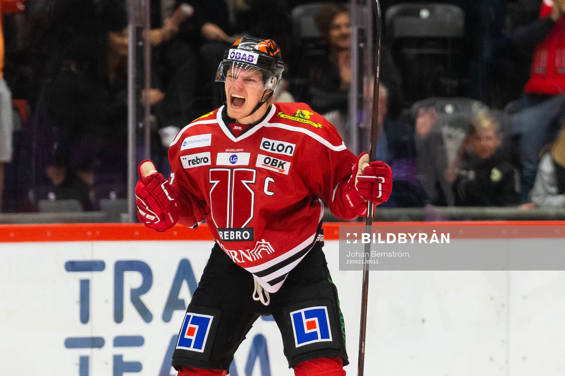 Örebros Christopher Mastomäki jublar